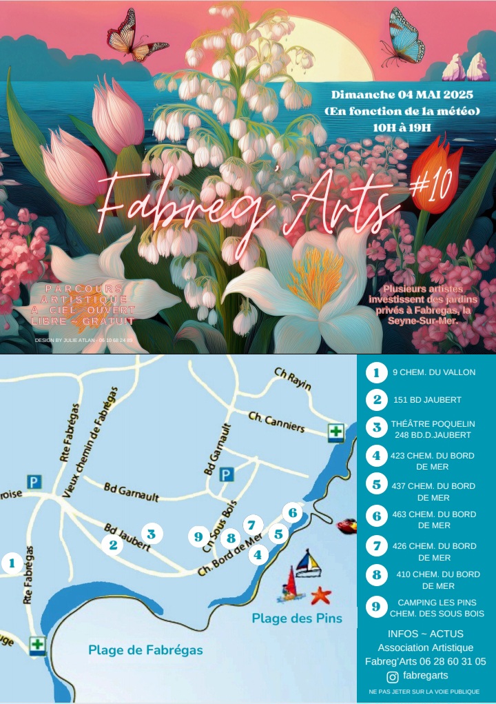 Fabreg'arts : parcours artistique  ciel ouvert