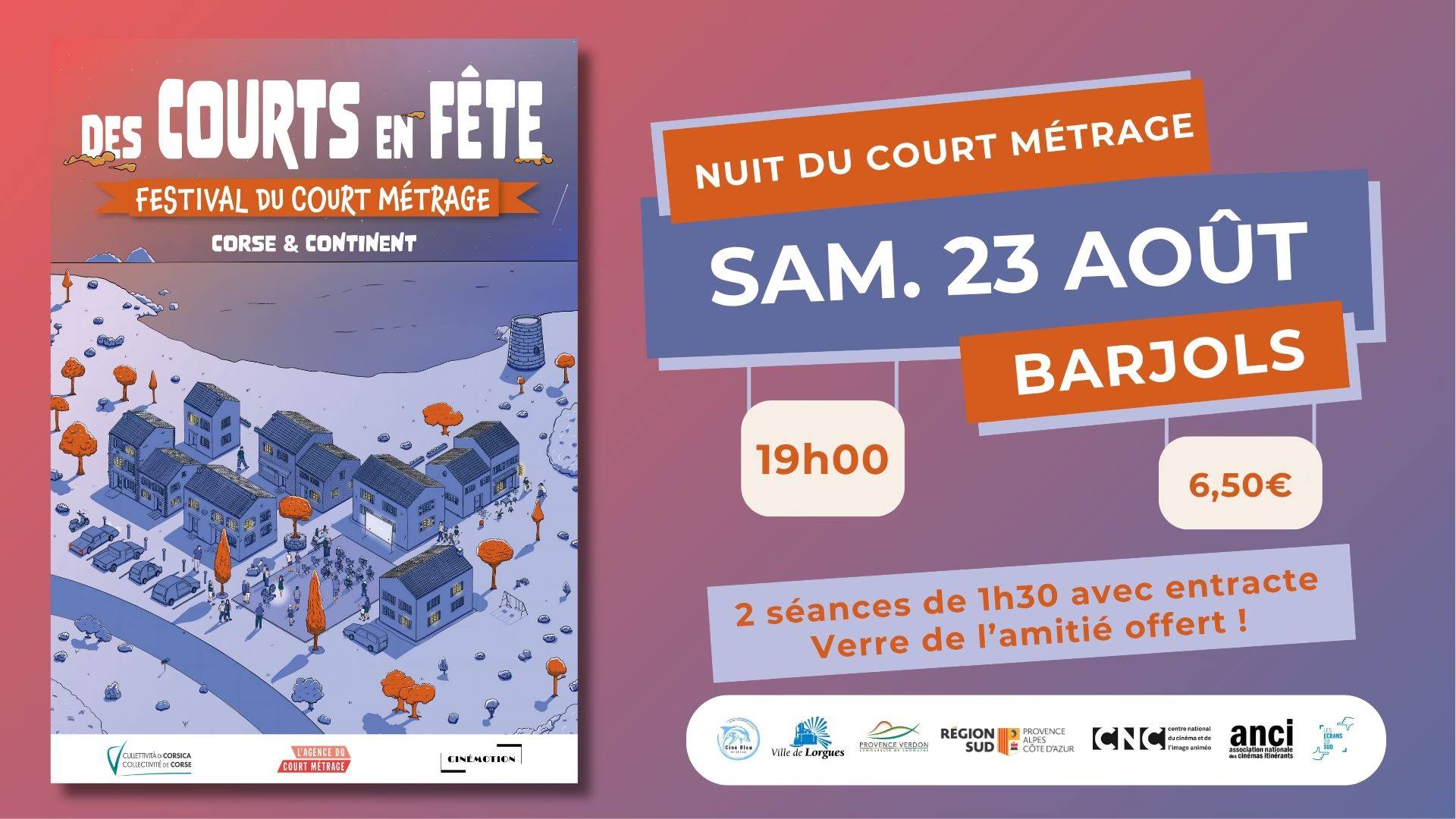 Festival de cinma : Les courts en fte
