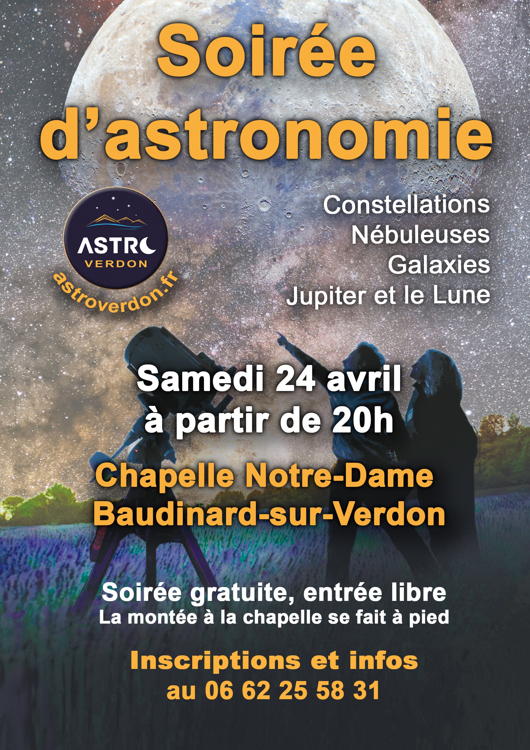 Soir�es astronomie
