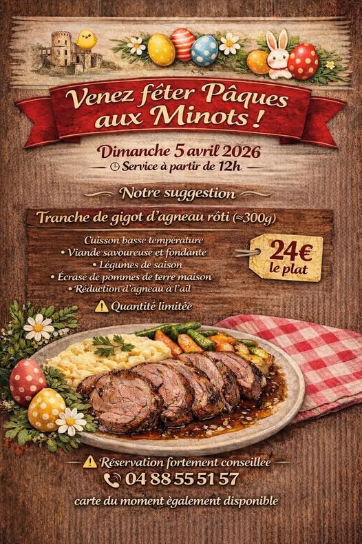 La Brasserie des MInots f�te P�ques