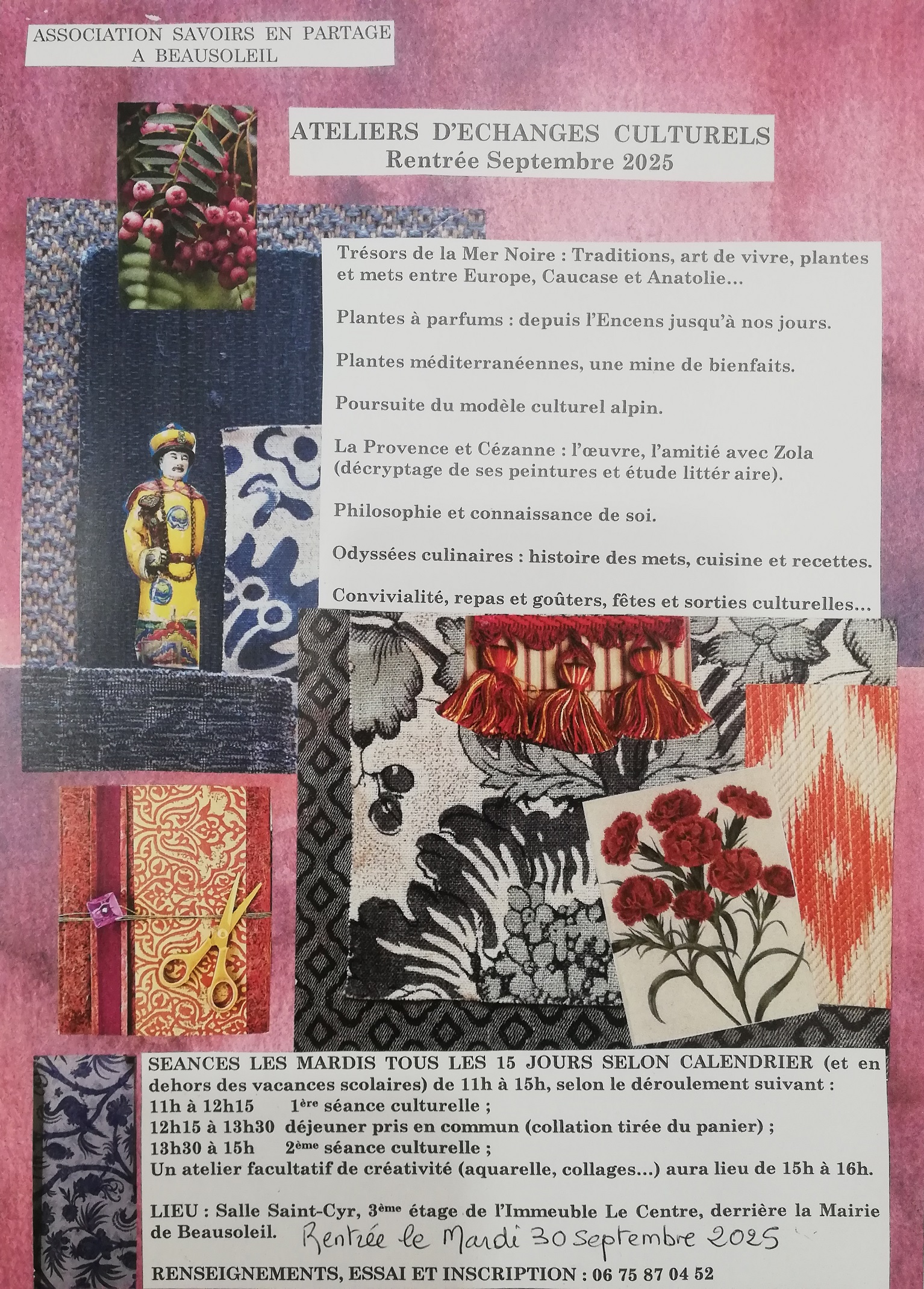 Ateliers d'changes culturels