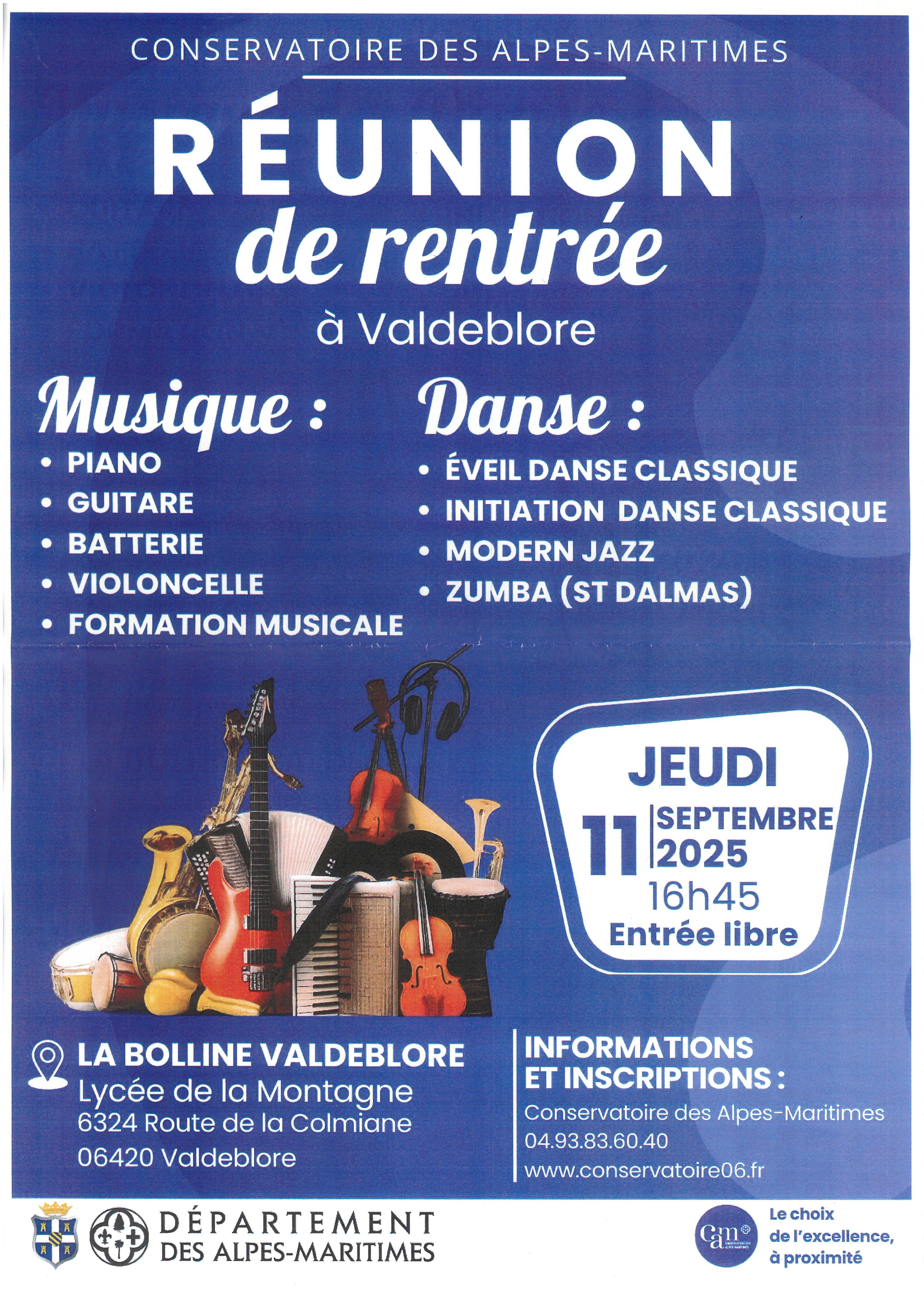 Runion de rentre du Conservatoire des Alpes Maritimes.