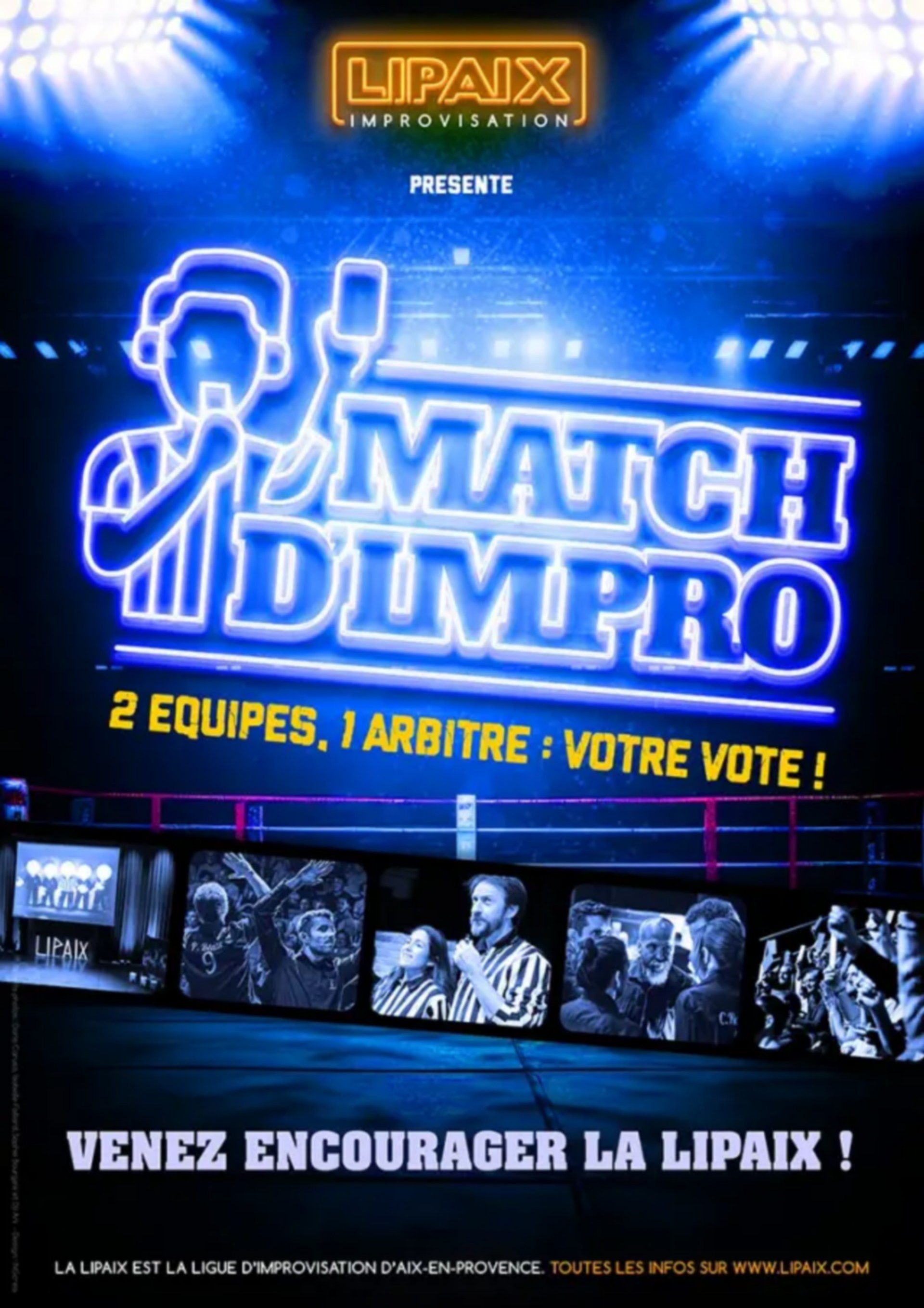 Match d'improvisation LIPAIX vs Counta Blabla (Nice)