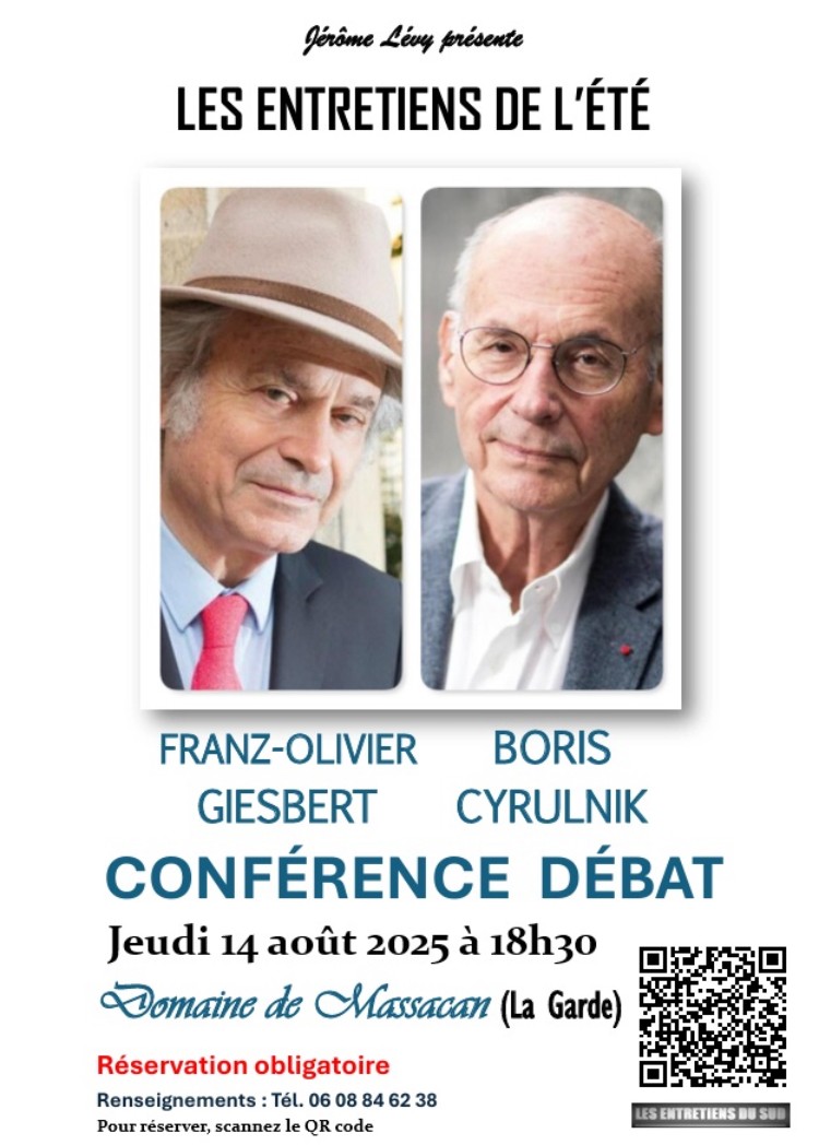 Confrence - Franz-Olivier Giesbert et Boris Cyrulnik 