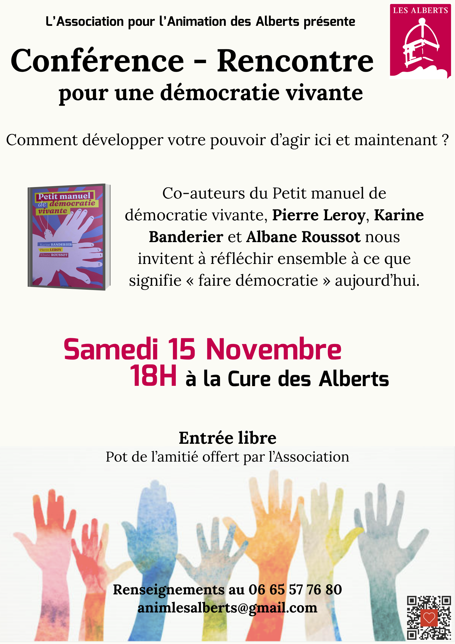 Confrence - Rencontre pour une dmocratie