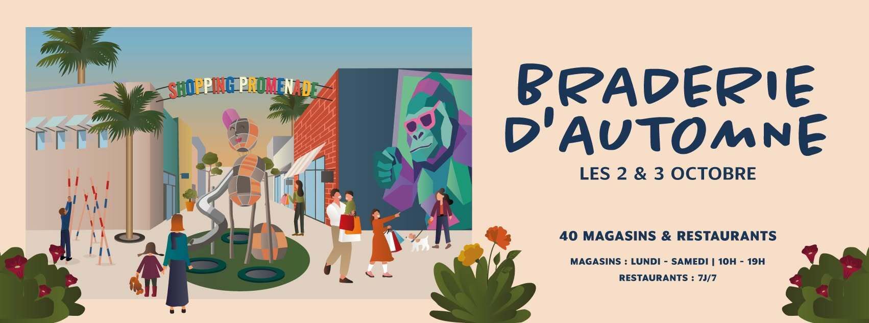 Braderie d'automne � Shopping Promenade