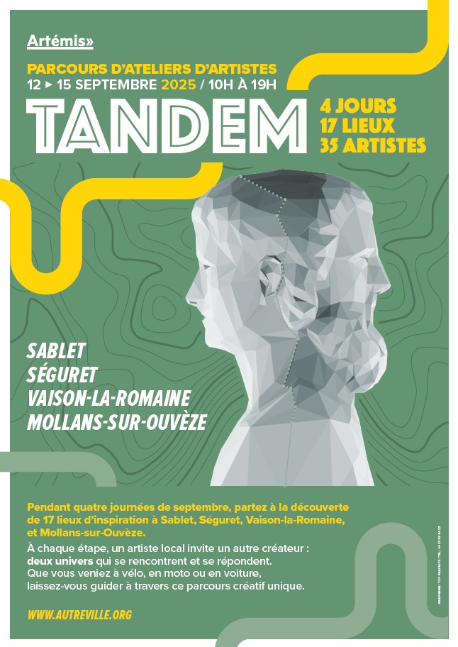 Parcours d'ateliers d'artistes 'Tandem'  par Artmis