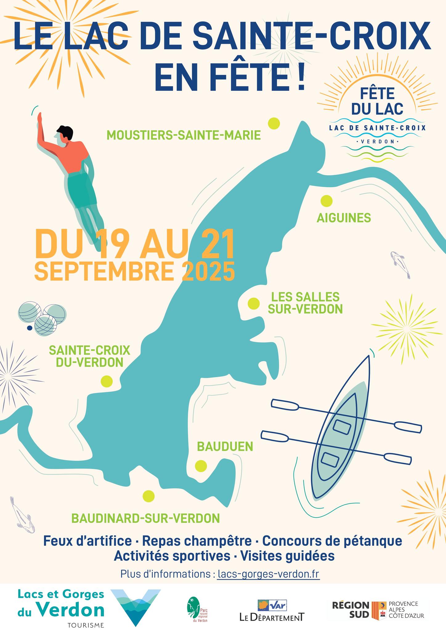 Baudinard-sur-Verdon fte le lac de Sainte-Croix