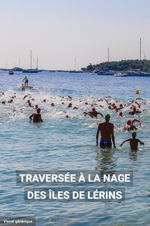 Traverse  la nage des Iles de Lrins