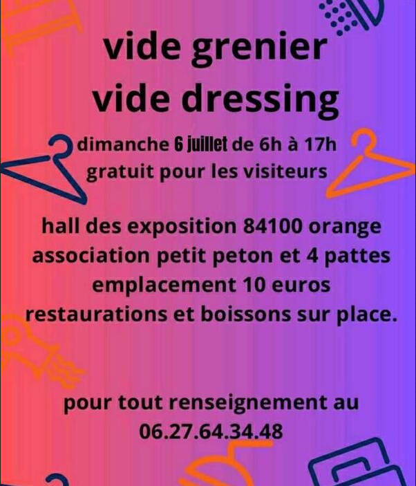 Vide grenier - Vide dressing