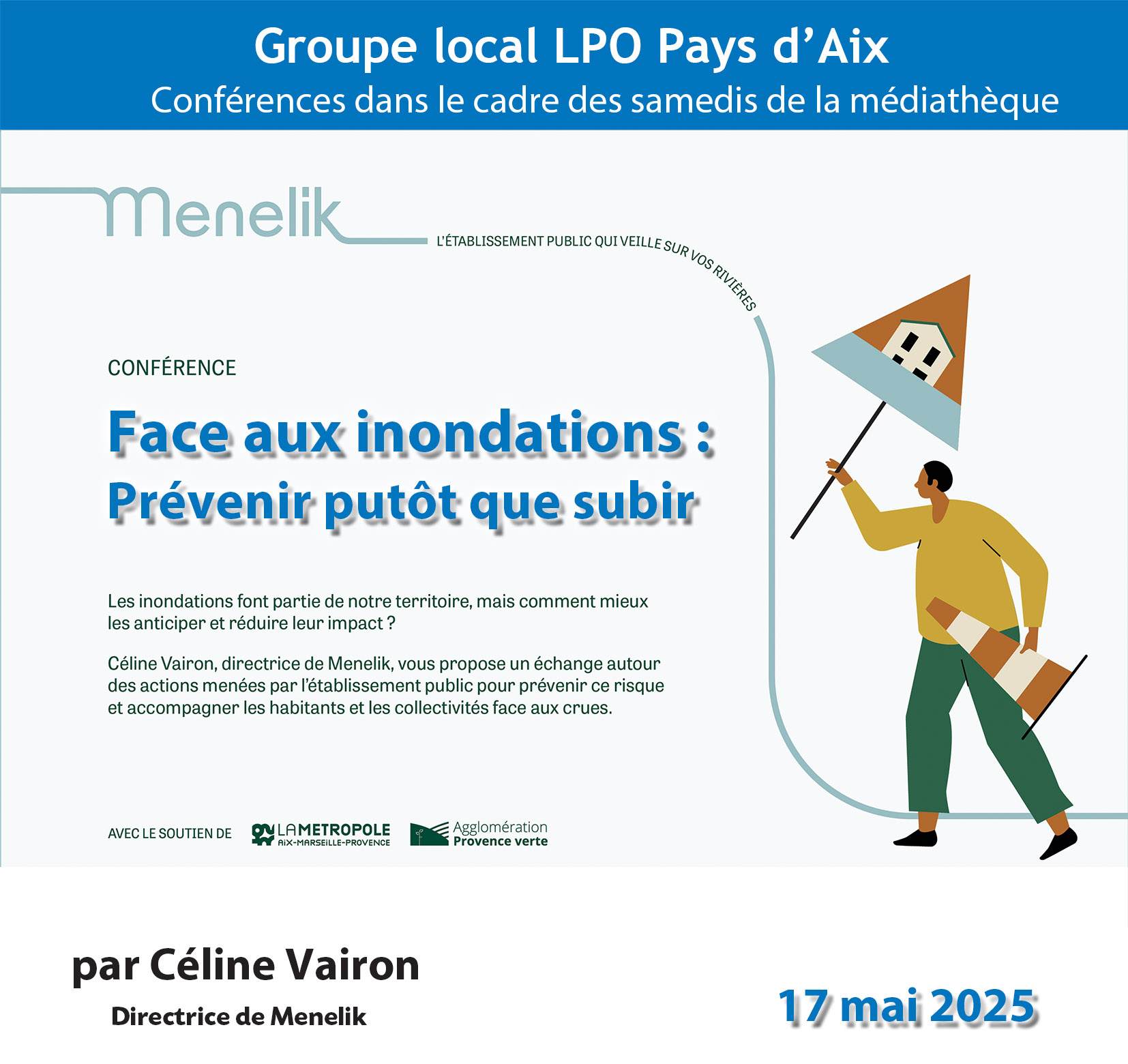 Confrence : Face aux inondations : plutt prvenir que subir