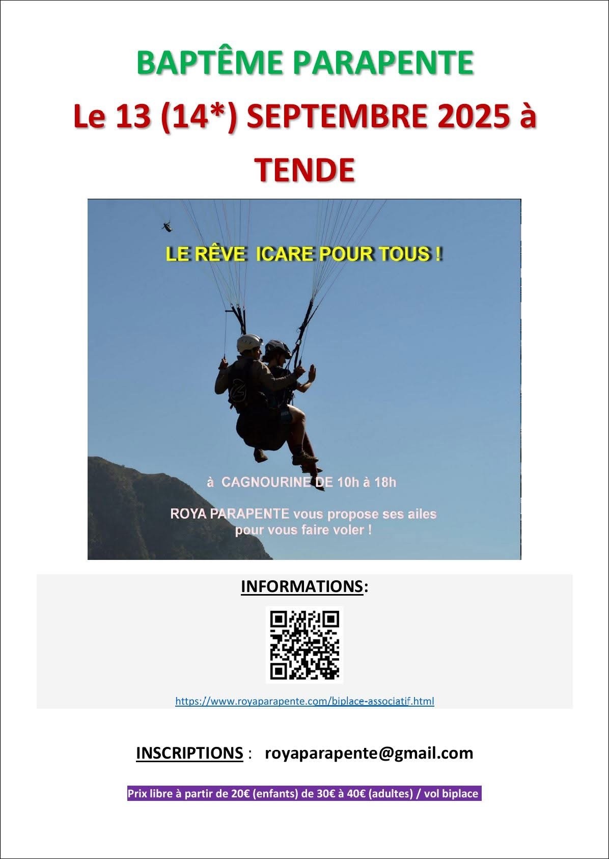 Baptme parapente