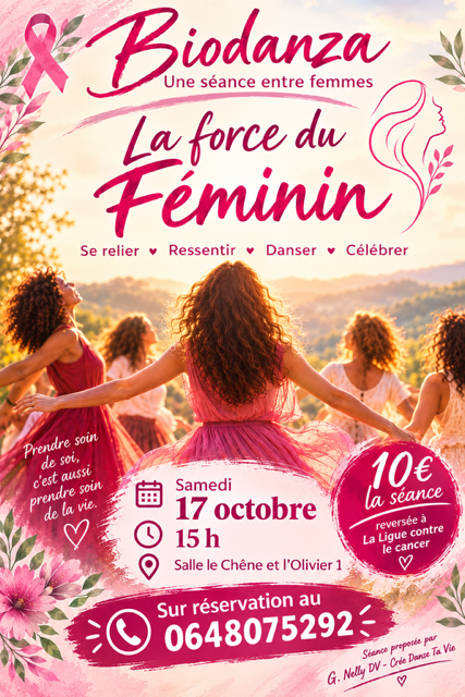 Stage de Biodanza pour femmes par Cr�e, Danse ta vie