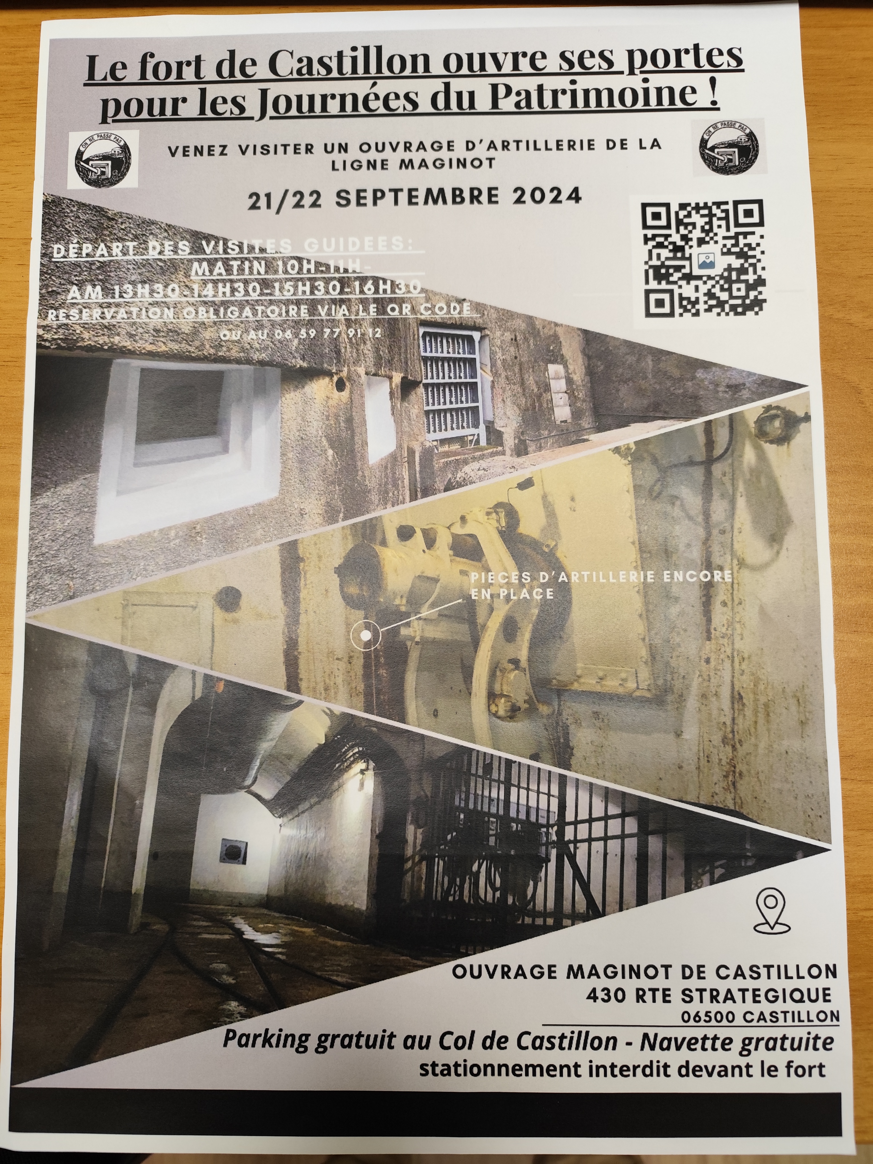 Visite du Fort de Castillon - Journes Europennes Patrimoine