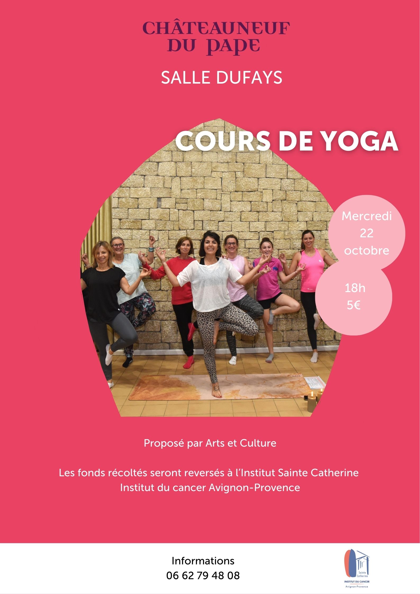 Octobre Rose : Cours de yoga