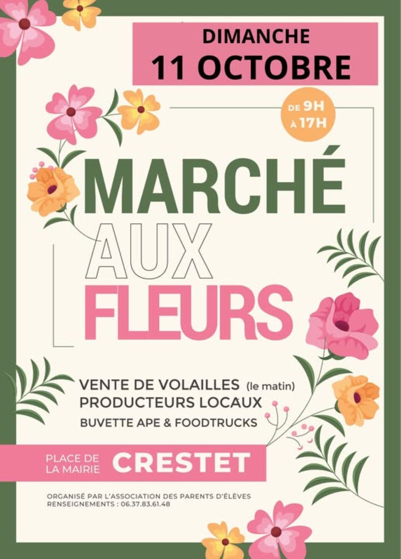 March� aux fleurs