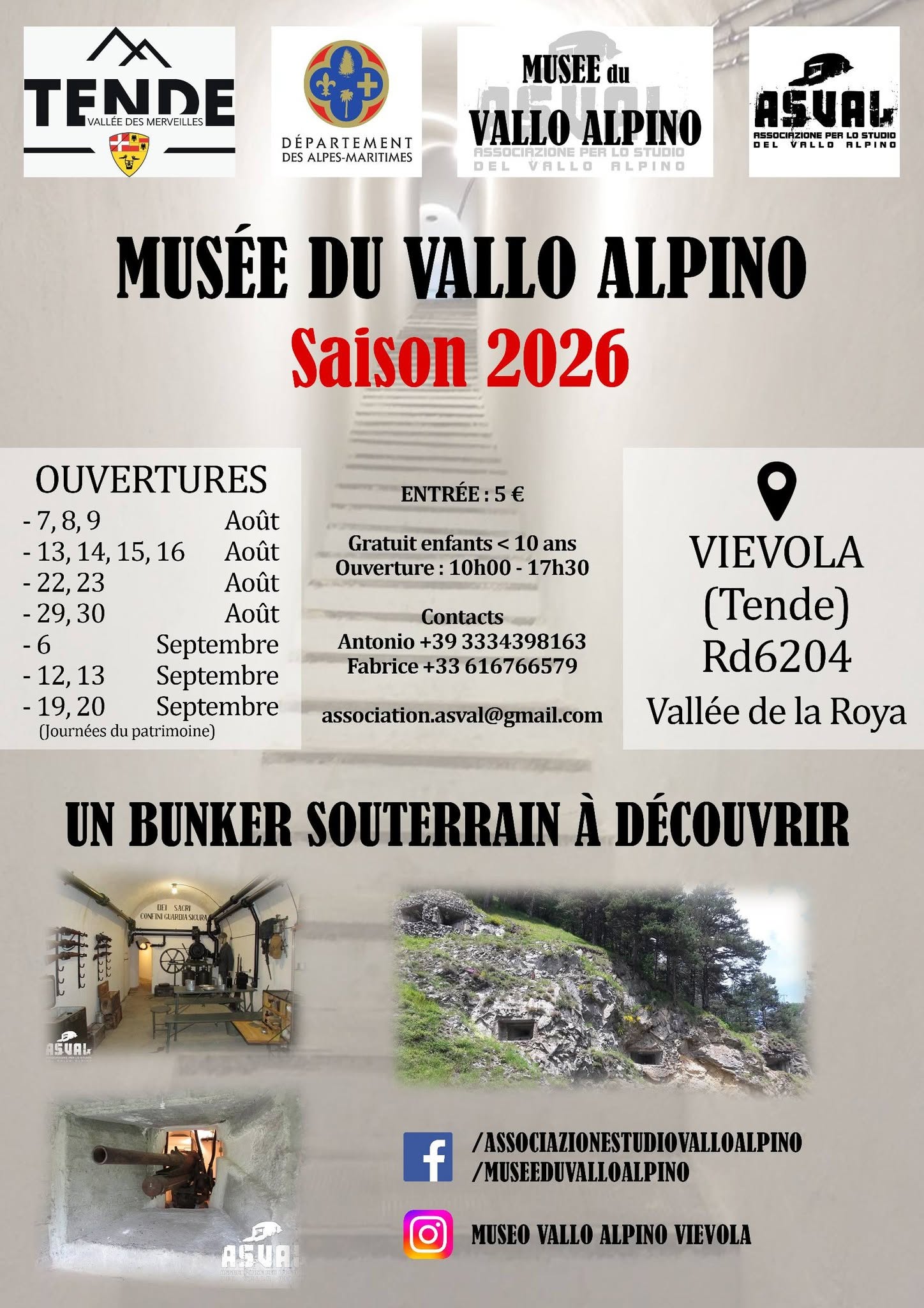 Journ�es Europ�ennes du Patrimoine : Visite du mus�e du Vallo Alpino