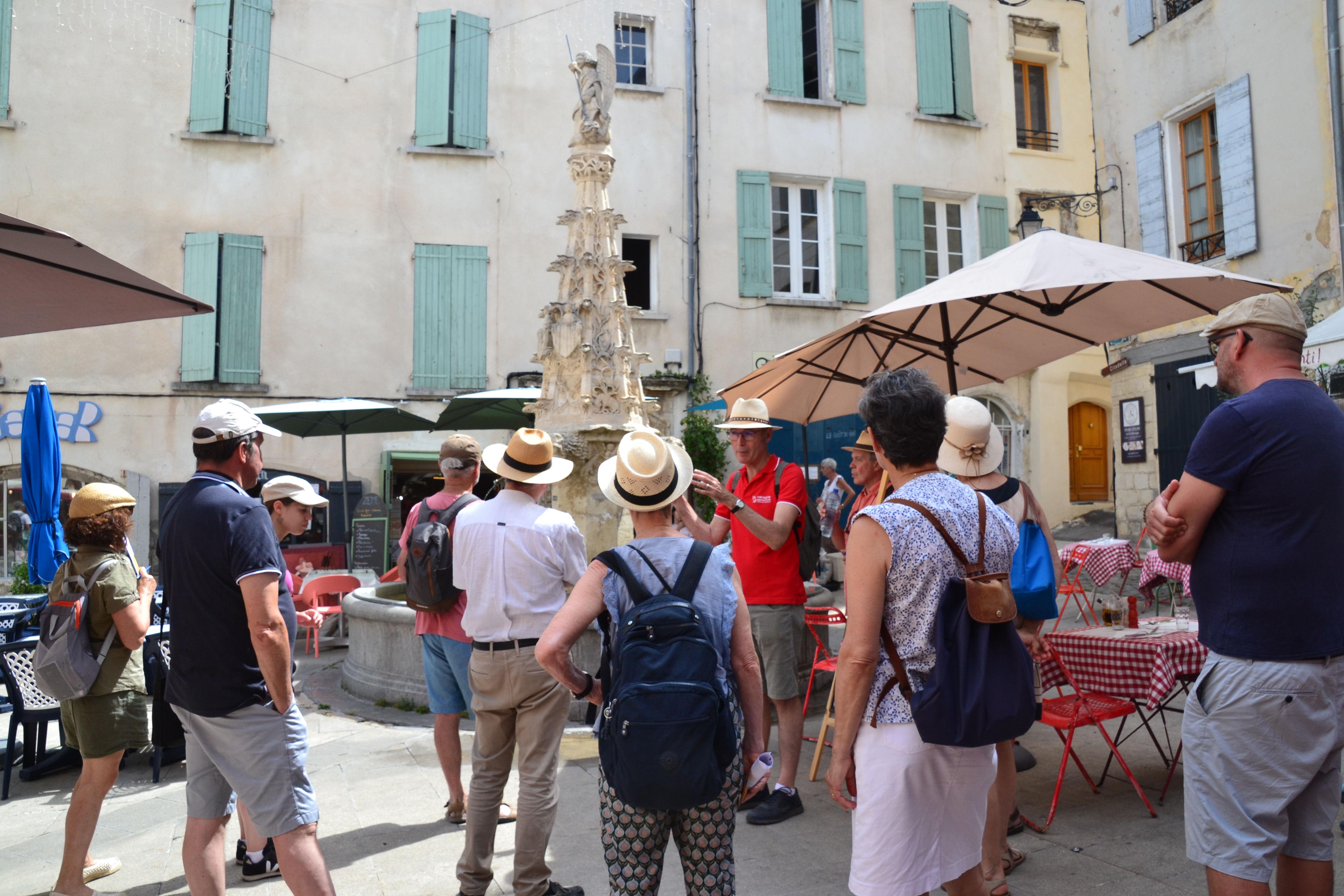 Visite guid�e de Forcalquier