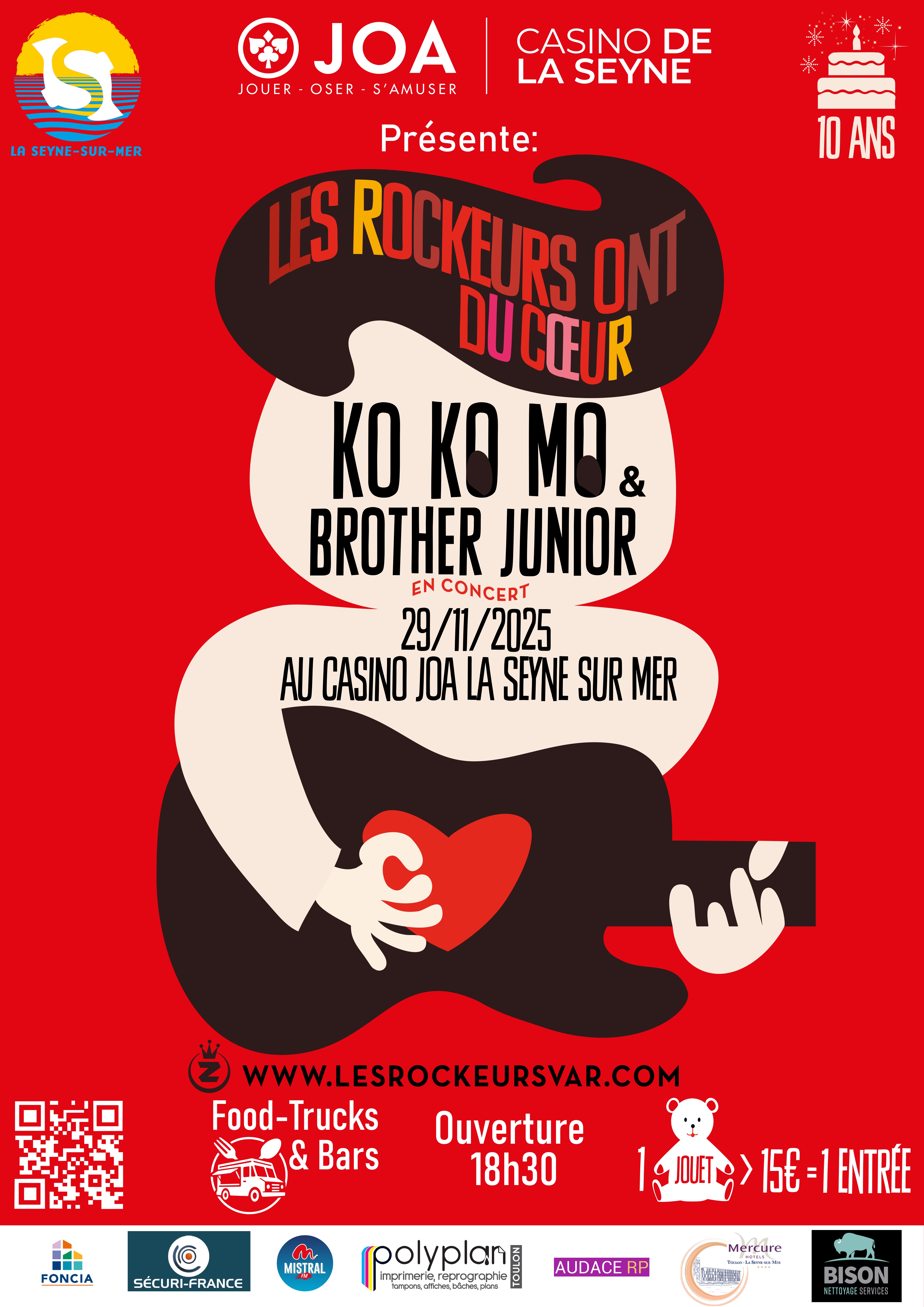 Concert - Les rockeurs ont du cur