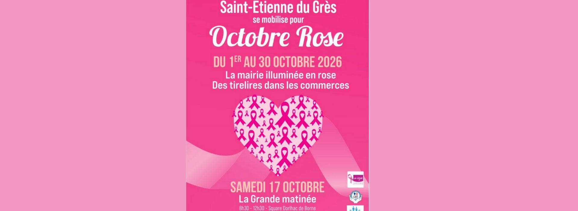 Octobre Rose � St. Etienne du Gr�s