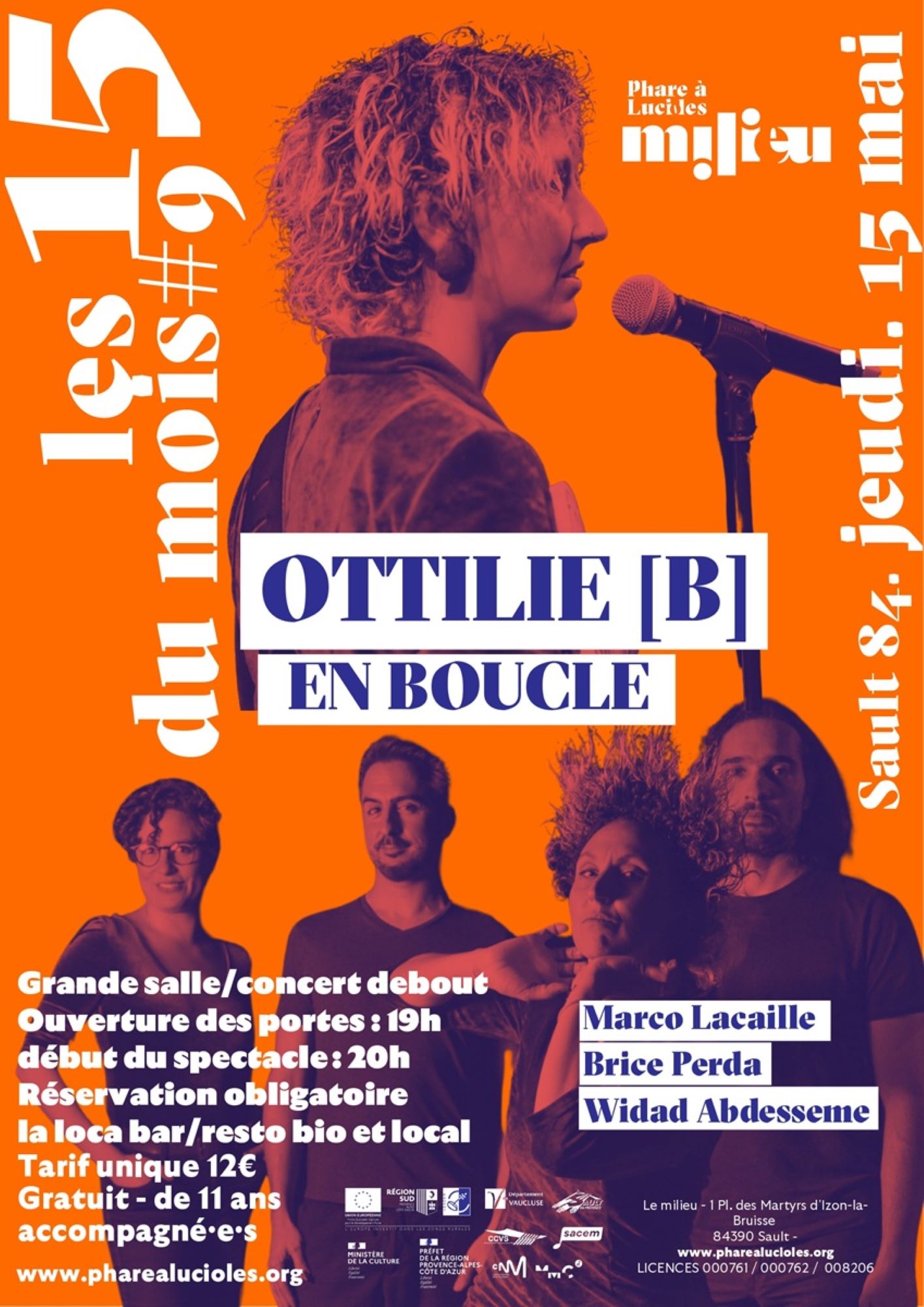Concert Ottilie B au M![lieu]
