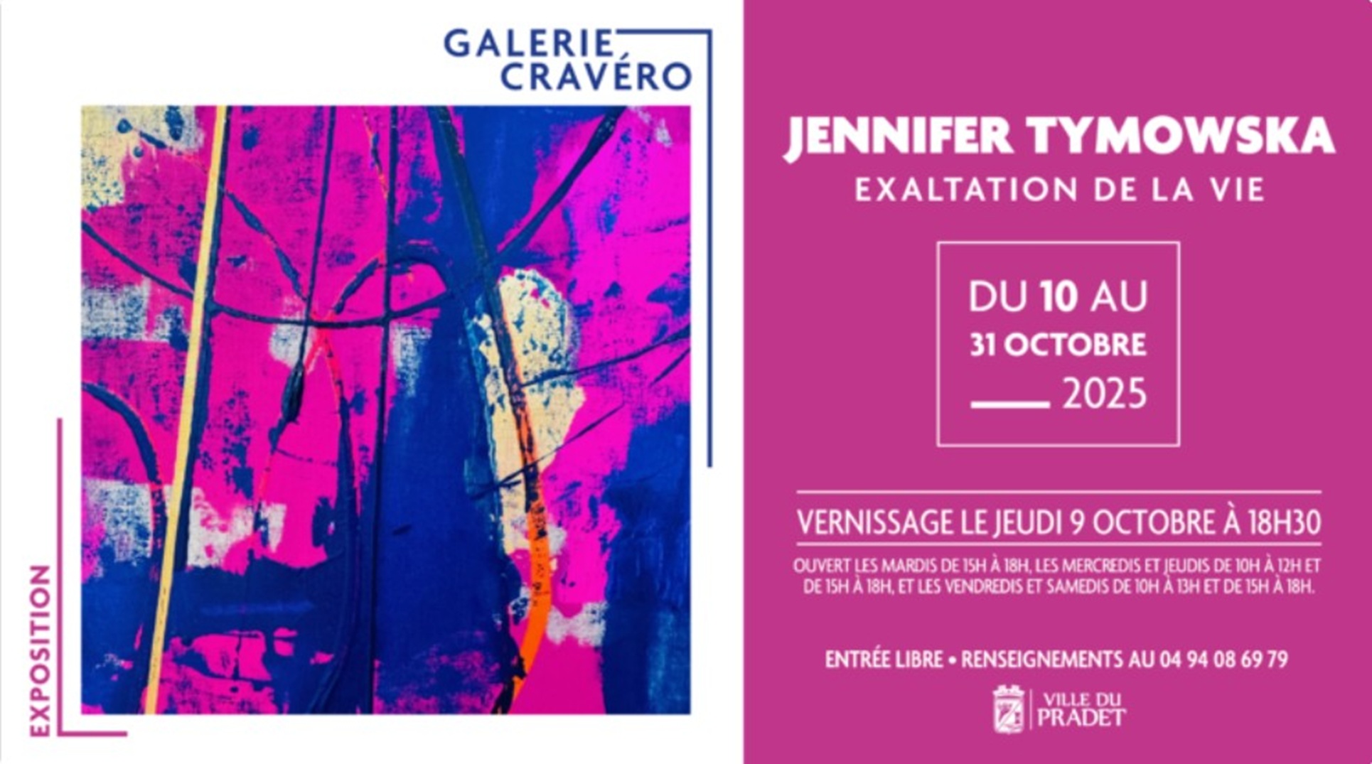 Exposition - Jennifer Tymowska - Galerie Cravro