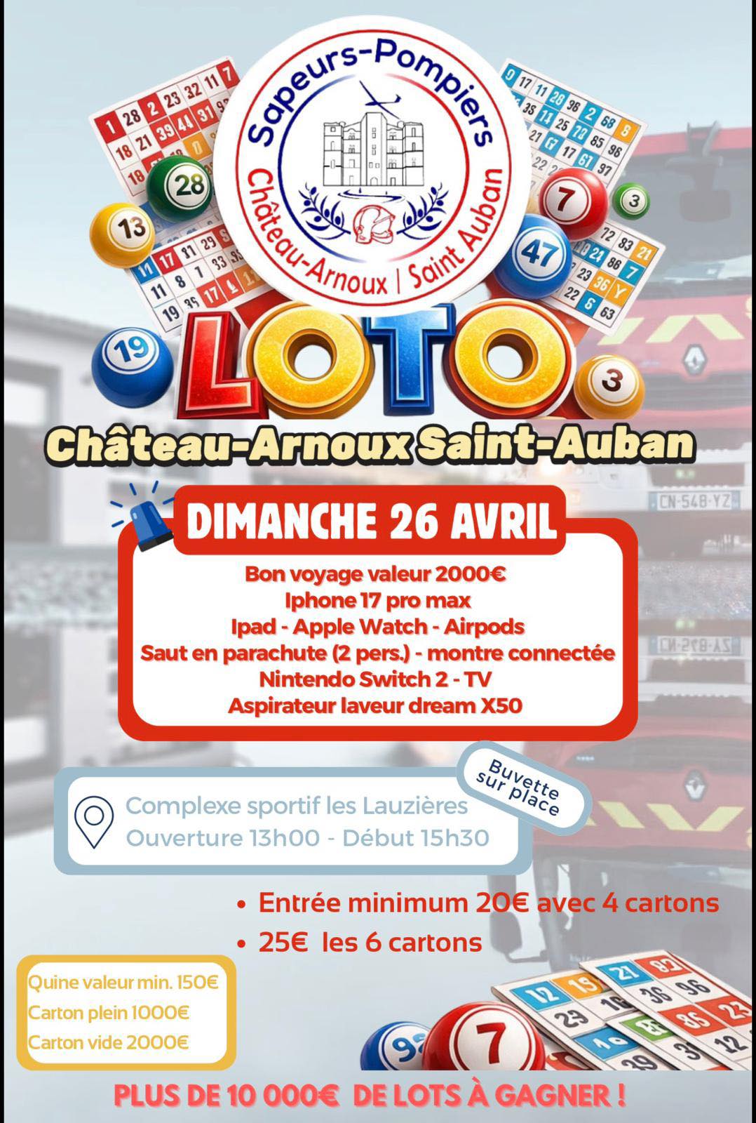 Loto des pompiers