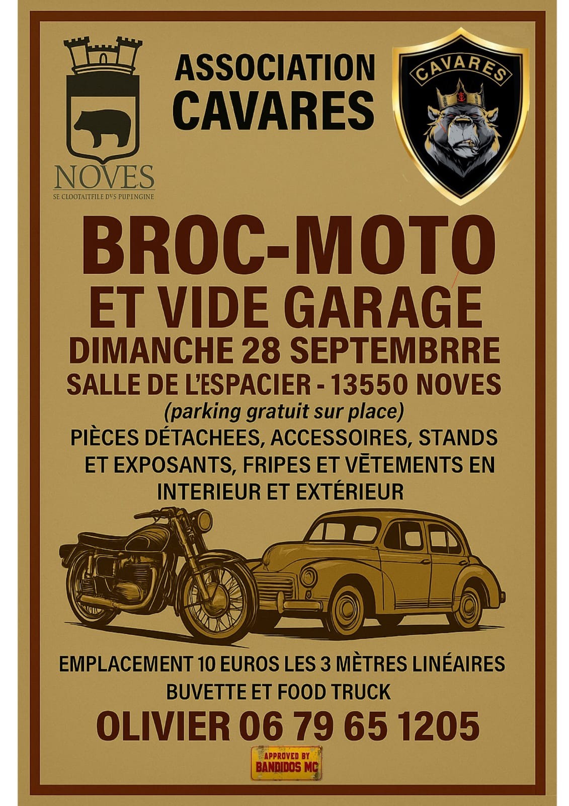 Broc Moto et vide garage