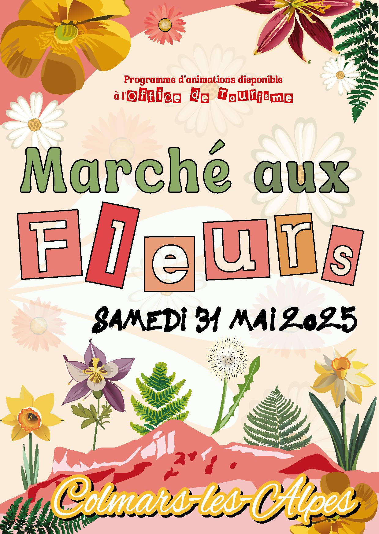 March aux fleurs