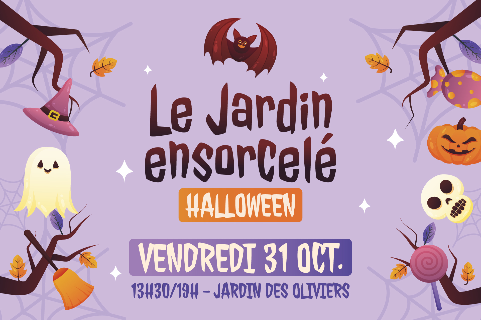 Le Jardin Ensorcel - Halloween