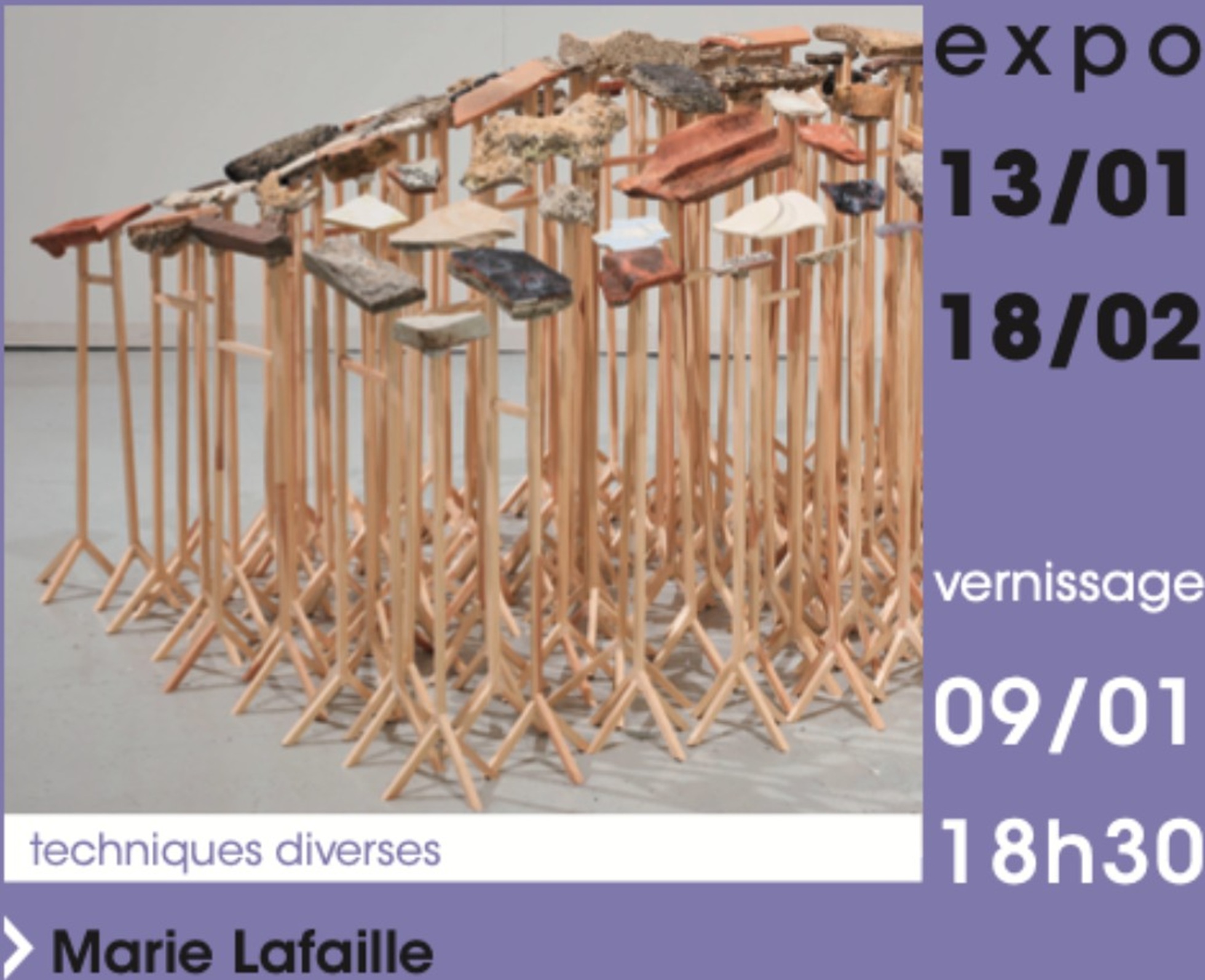 Exposition  - Galerie G -  Marie Lafaille
