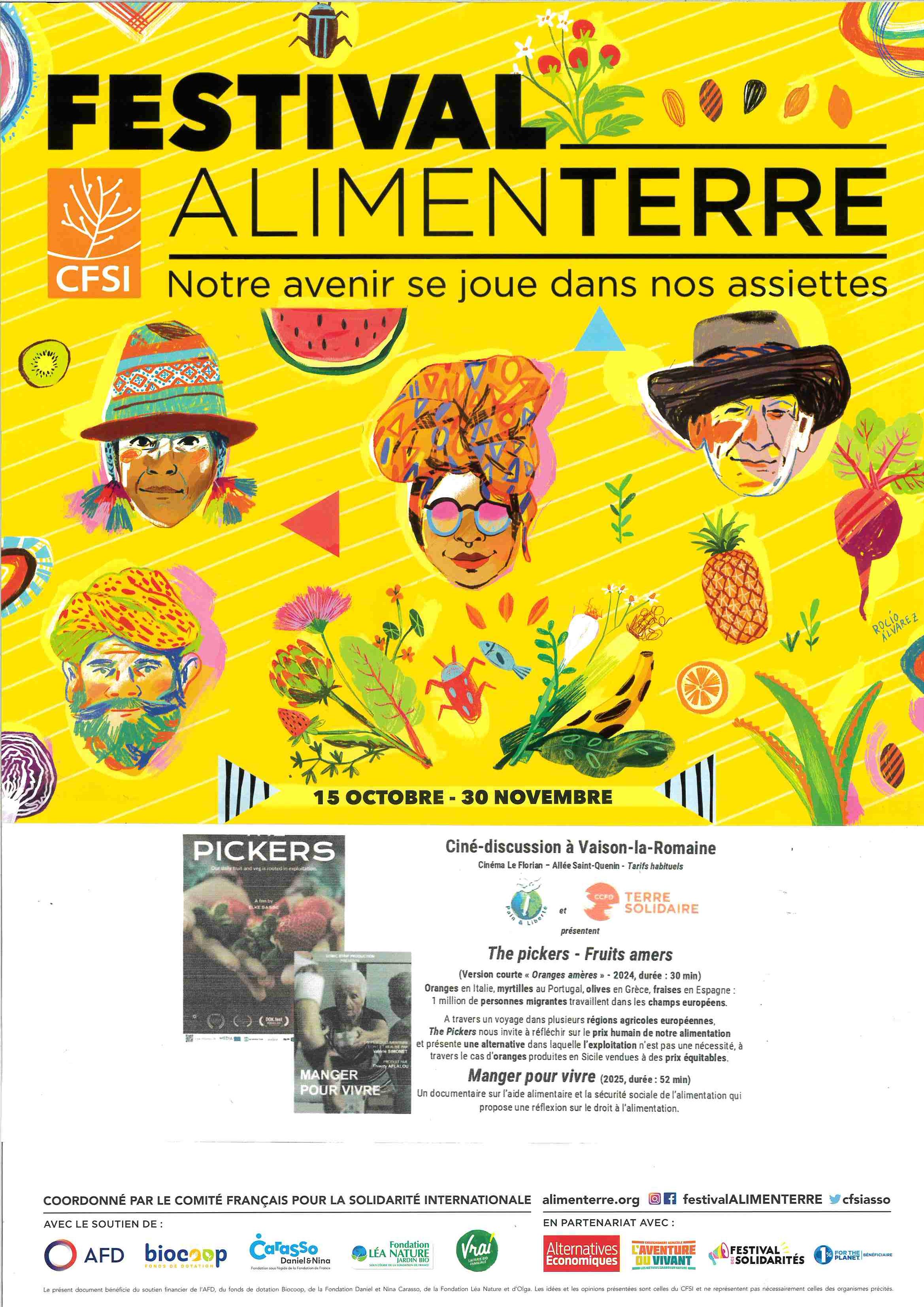 Festival Alimenterre - Cin-discussion 