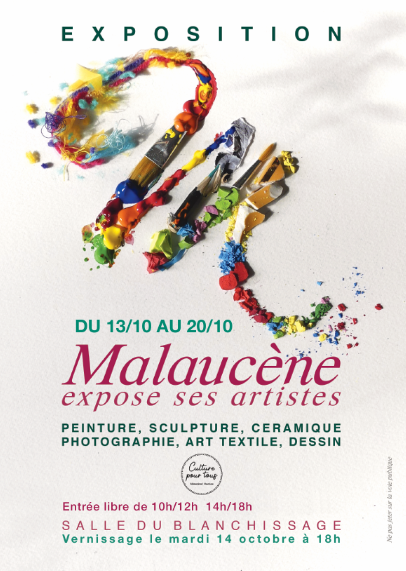 Malaucne expose ses artistes