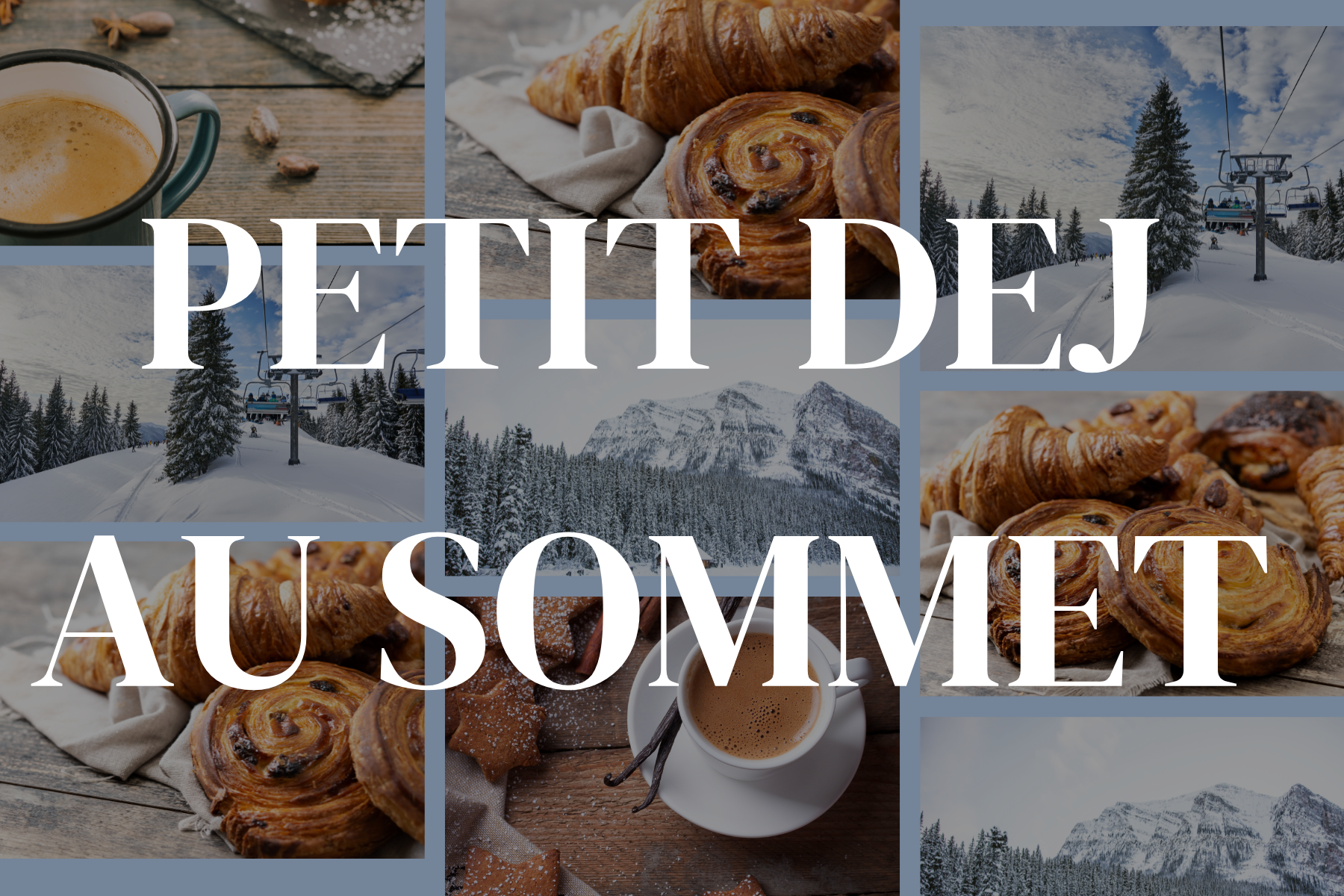 Petit djeuner au sommet