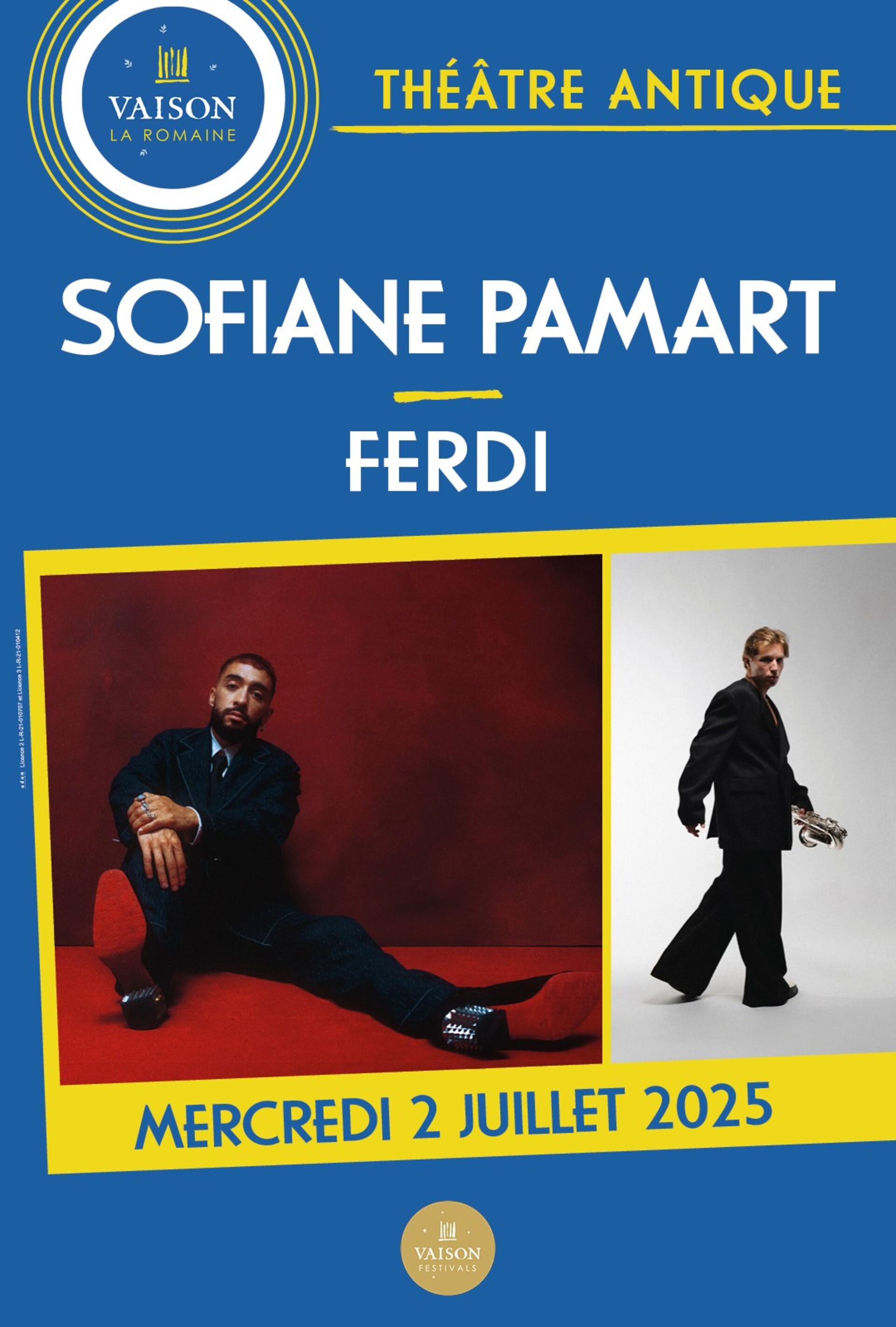 Sofiane Pamart et Ferdi en concert au Thtre Antique