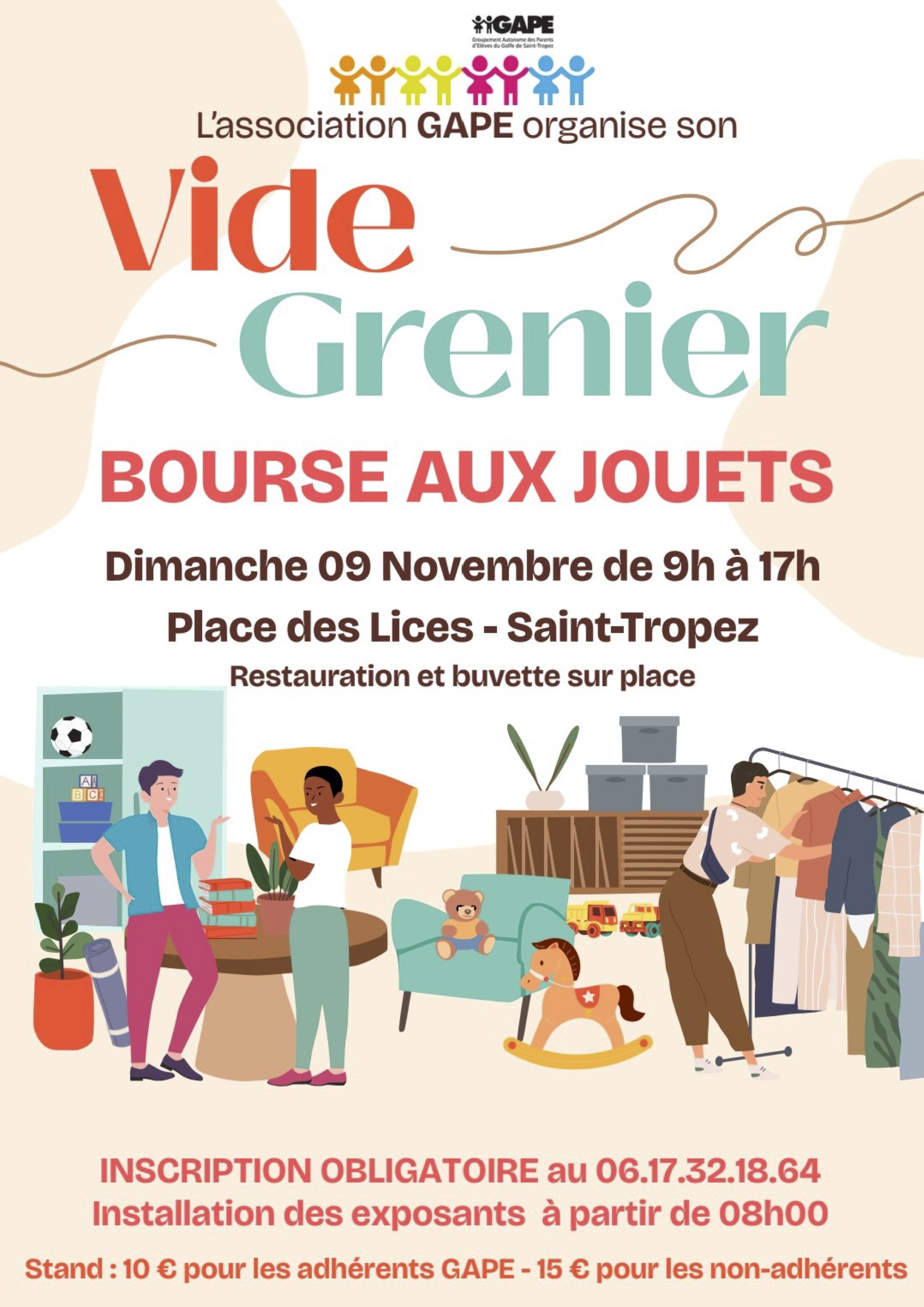 Vide grenier - Bourse aux jouets