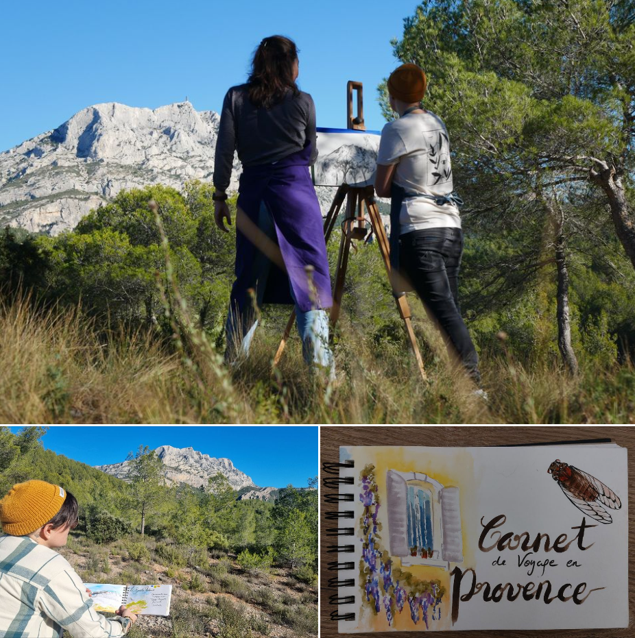 Stage de peinture en Provence - sur les traces de Cezanne
