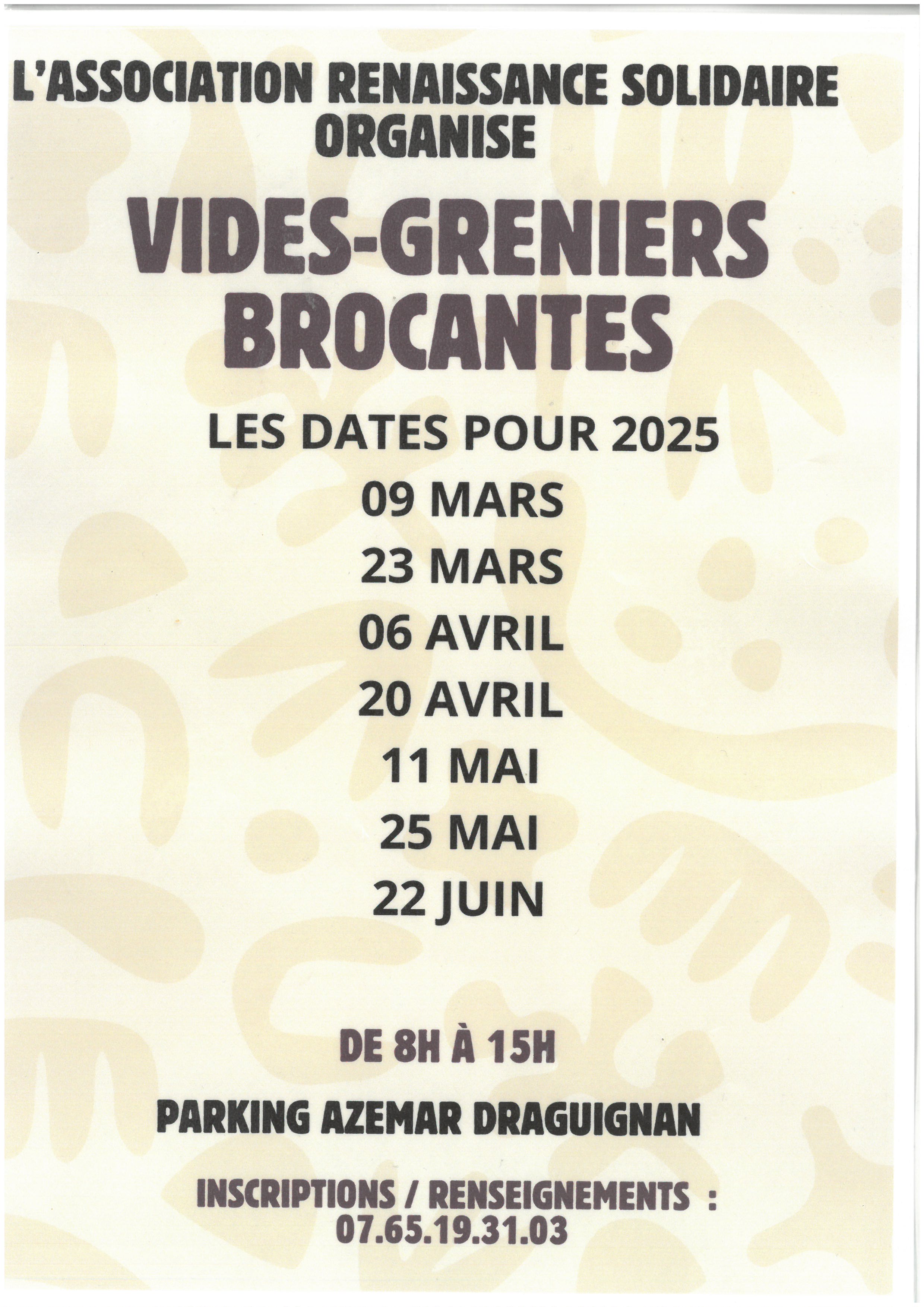 Vides -greniers-brocantes