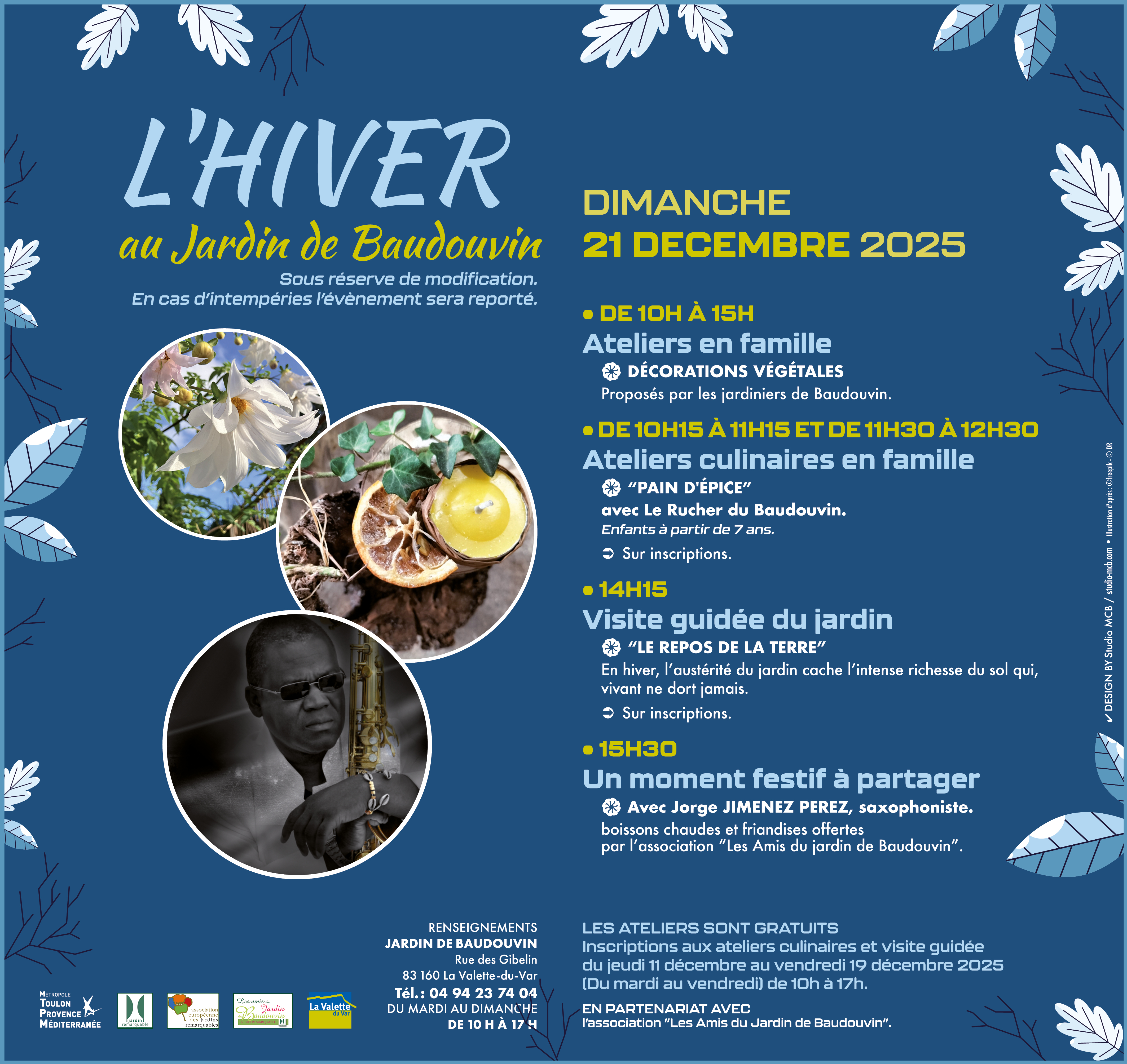 L'hiver au Jardin remarquable de Baudouvin