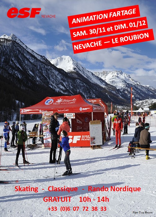 Animation fartage -Domaine nordique Nvache