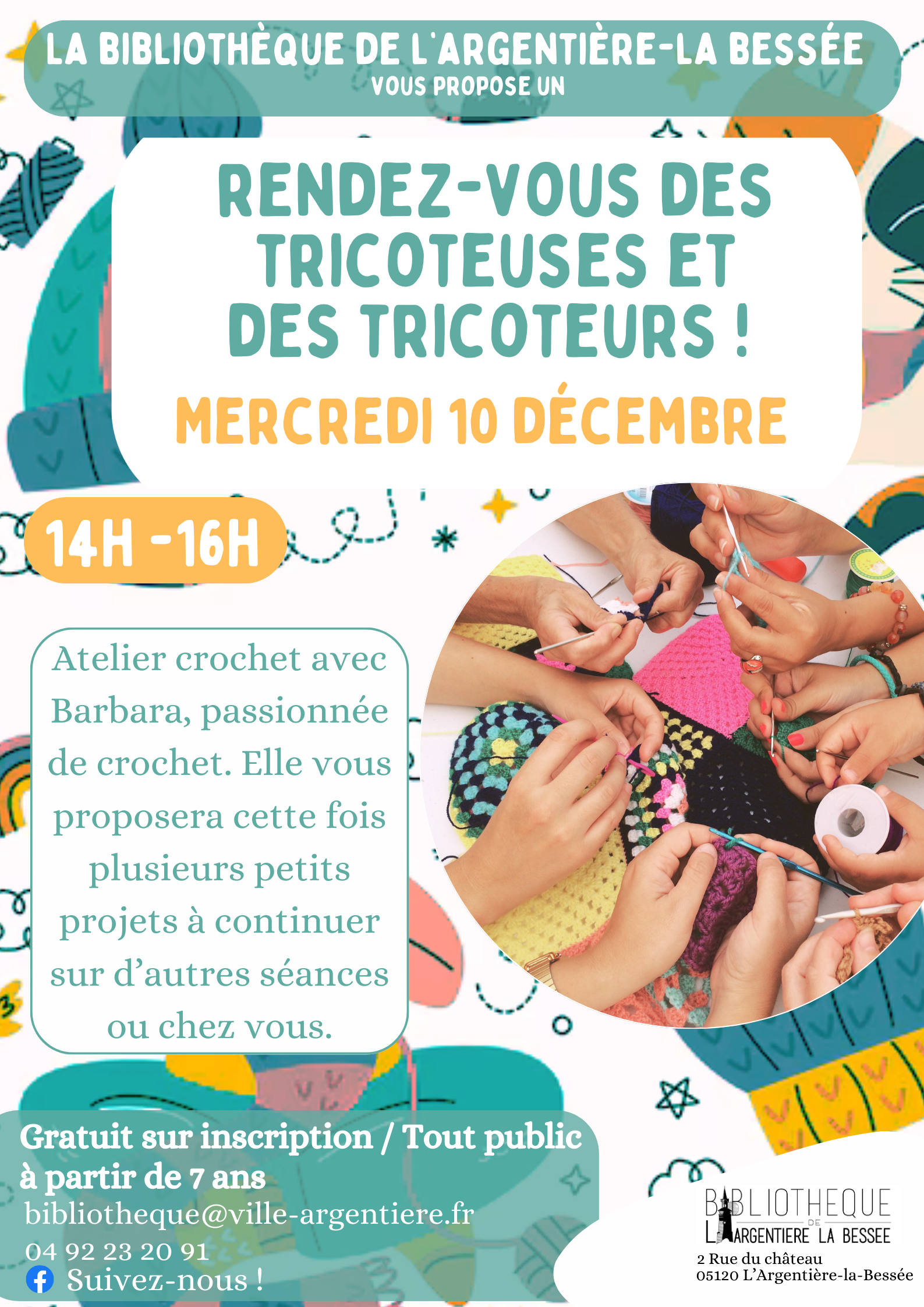 Le rendez-vous des tricoteuses et des tricoteurs