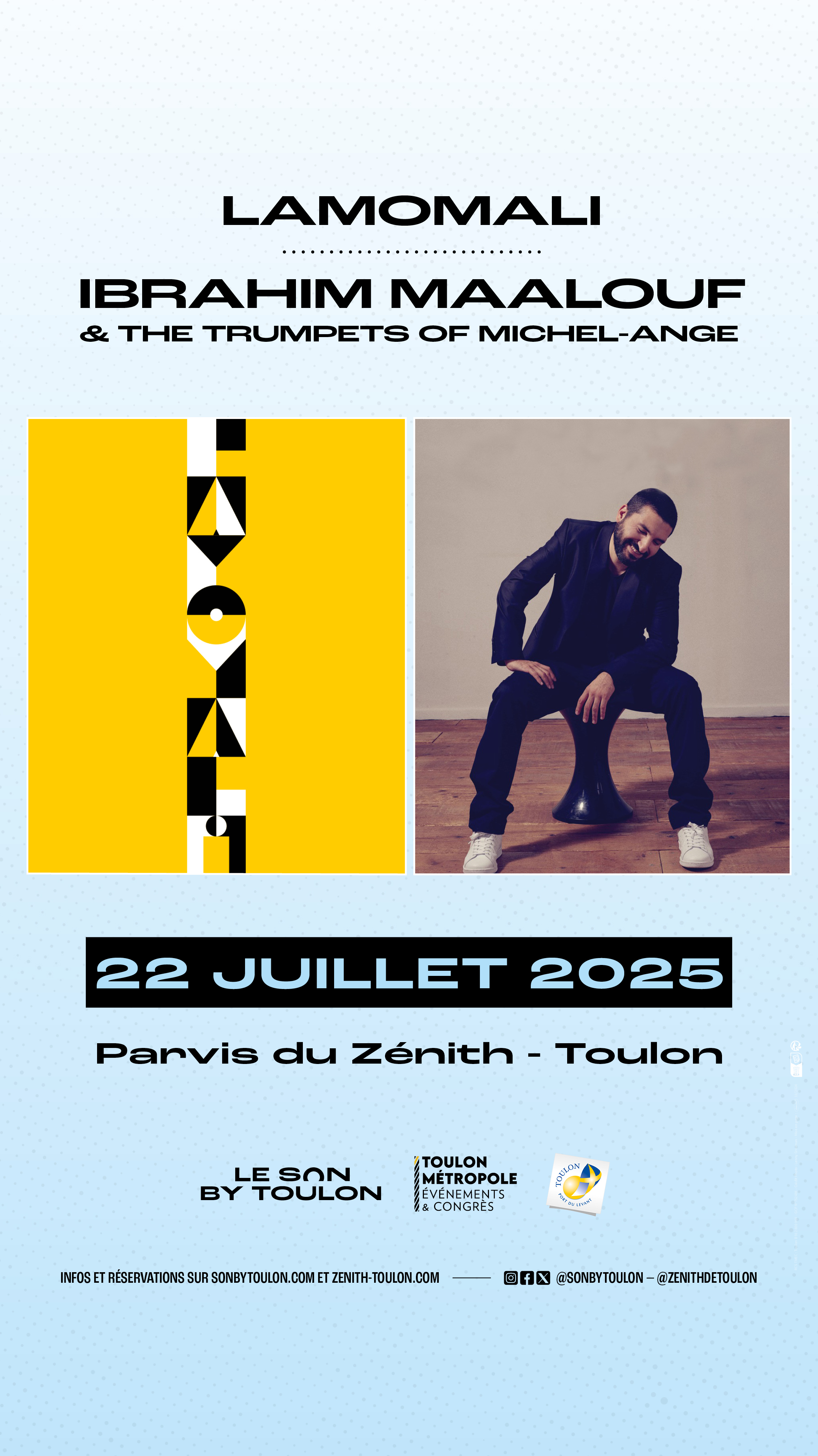 Concert - M / Lamomali + Ibrahim Maalouf & The Trumpets of Michel-Ange - Festival Le Son by Toulon #2