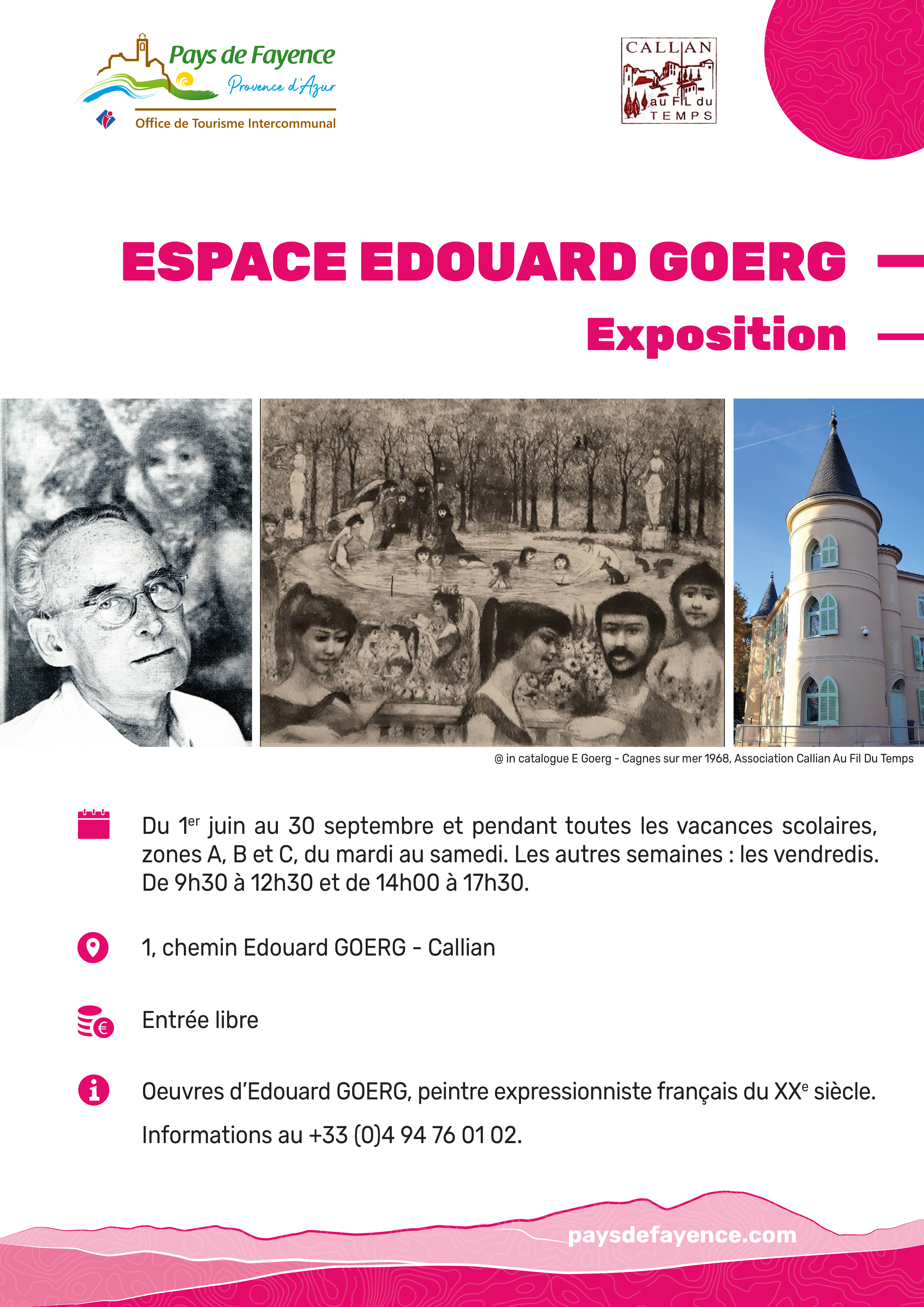Exposition Edouard GOERG