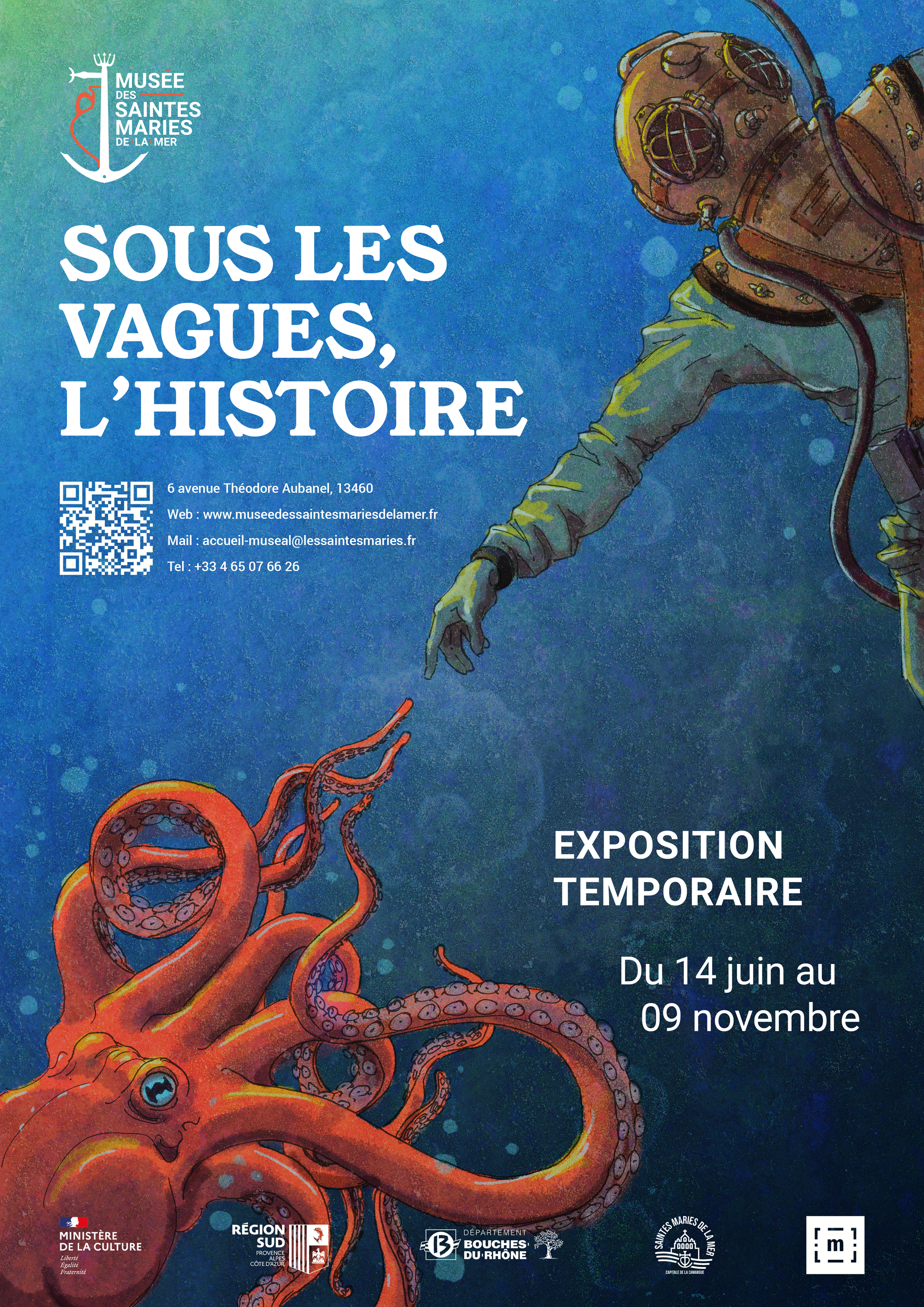 Exposition  Sous les vagues, l'Histoire  au Muse des Saintes Maries