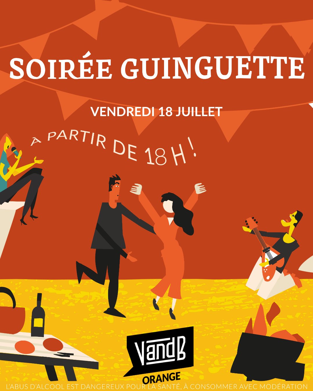 Soire guinguette au V and B