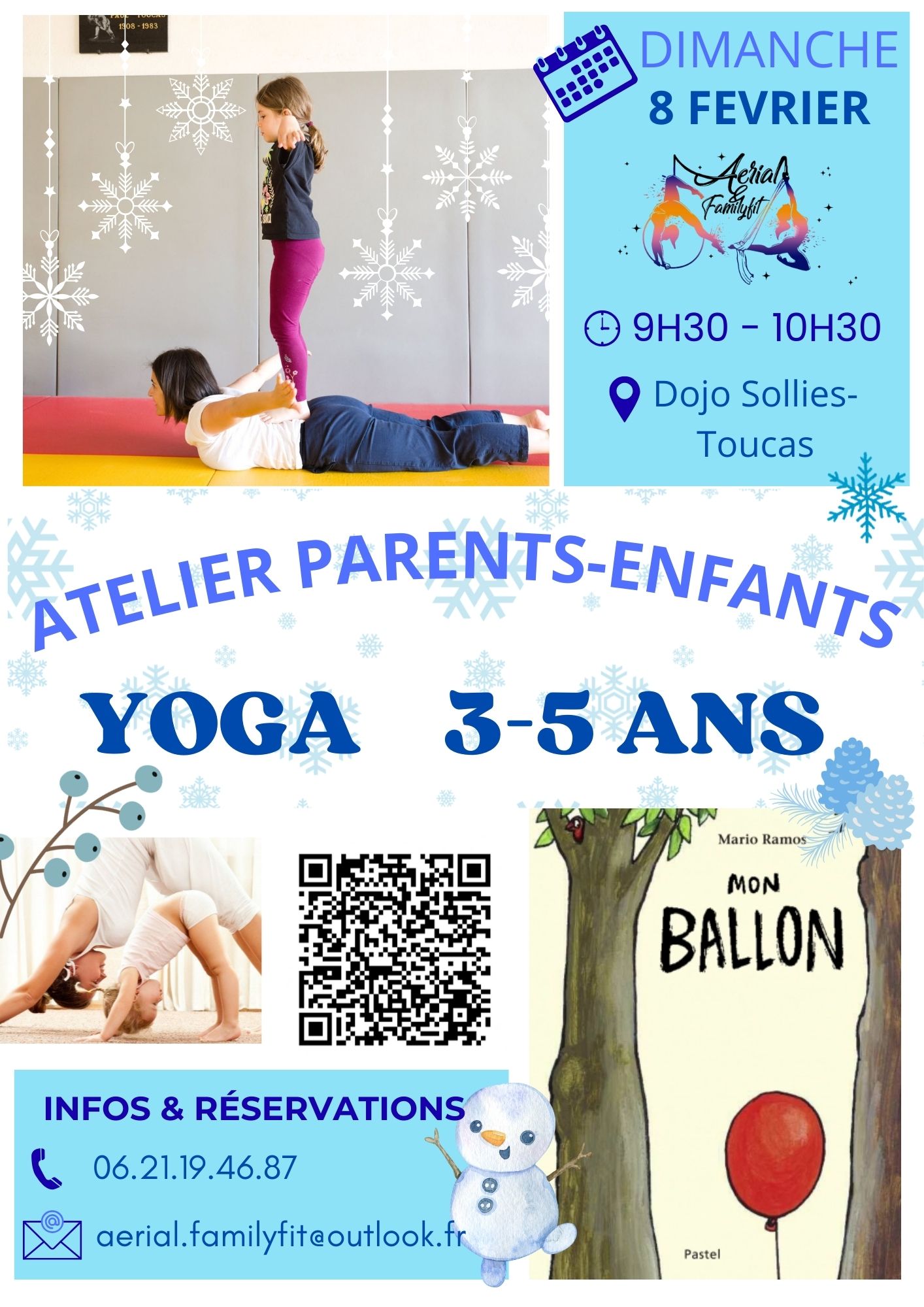 Atelier yoga parents / enfants  3-5 ans