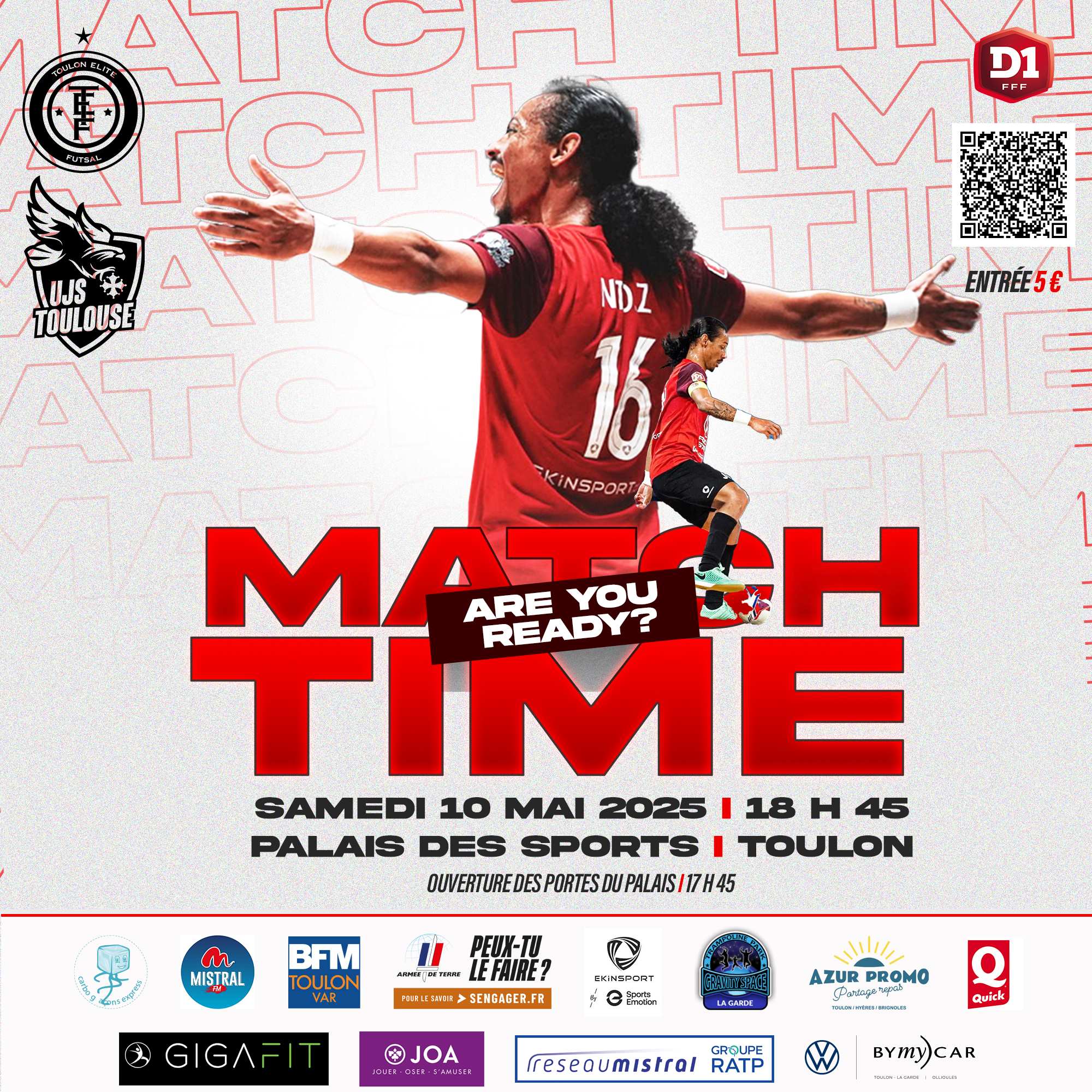 Futsal - Toulon lite Futsal vs UJS Toulouse