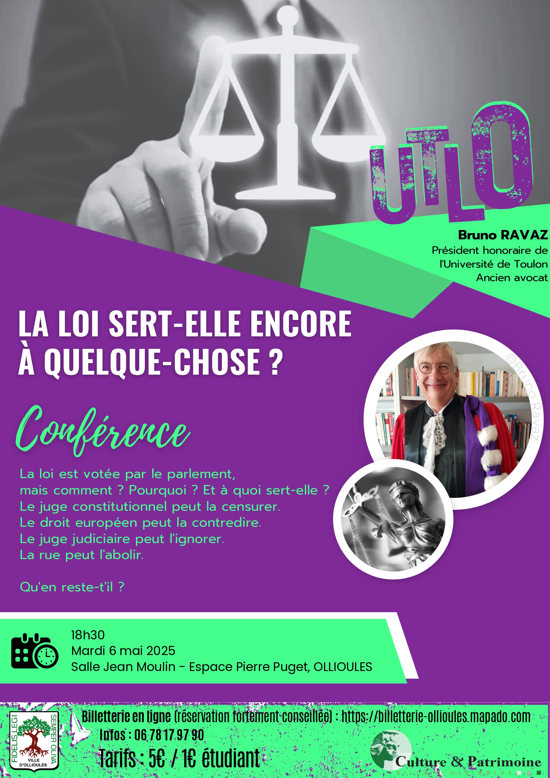 UTLO - Confrence : la loi sert-elle encore  quelque-chose?