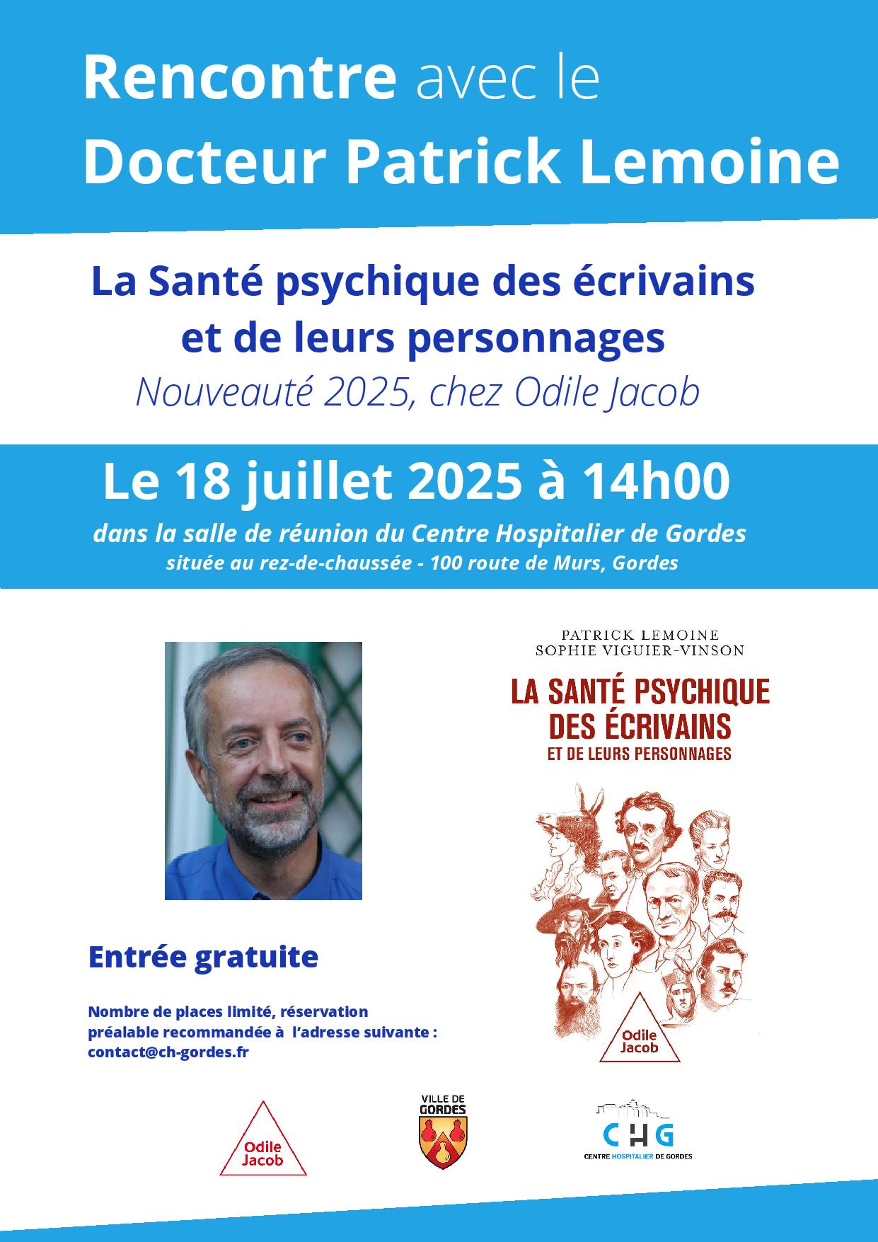 Rencontre avec le Docteur Patrick Lemoine