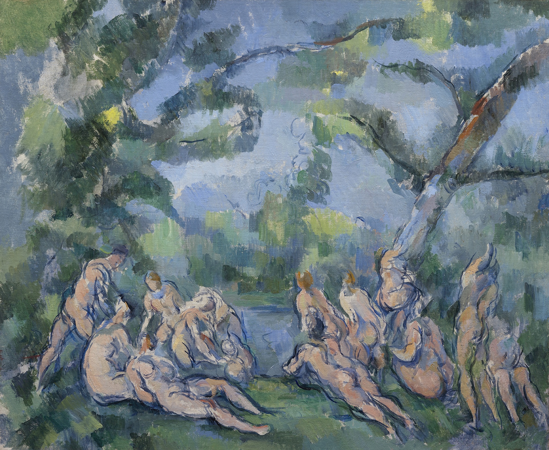 Visite guide en francais de l'exposition Cezanne au Jas de Bouffan